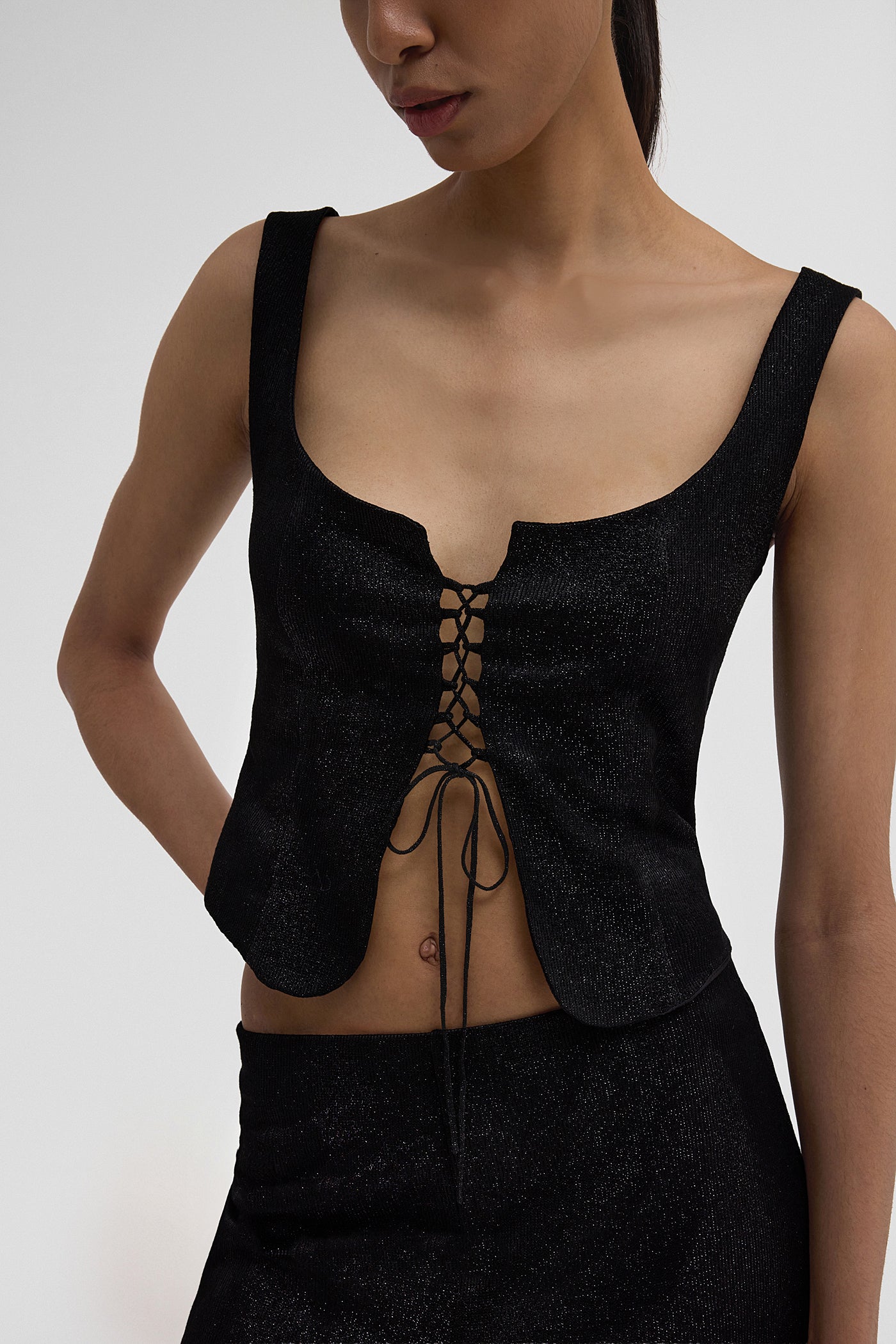 Comfy corset black campionario customized