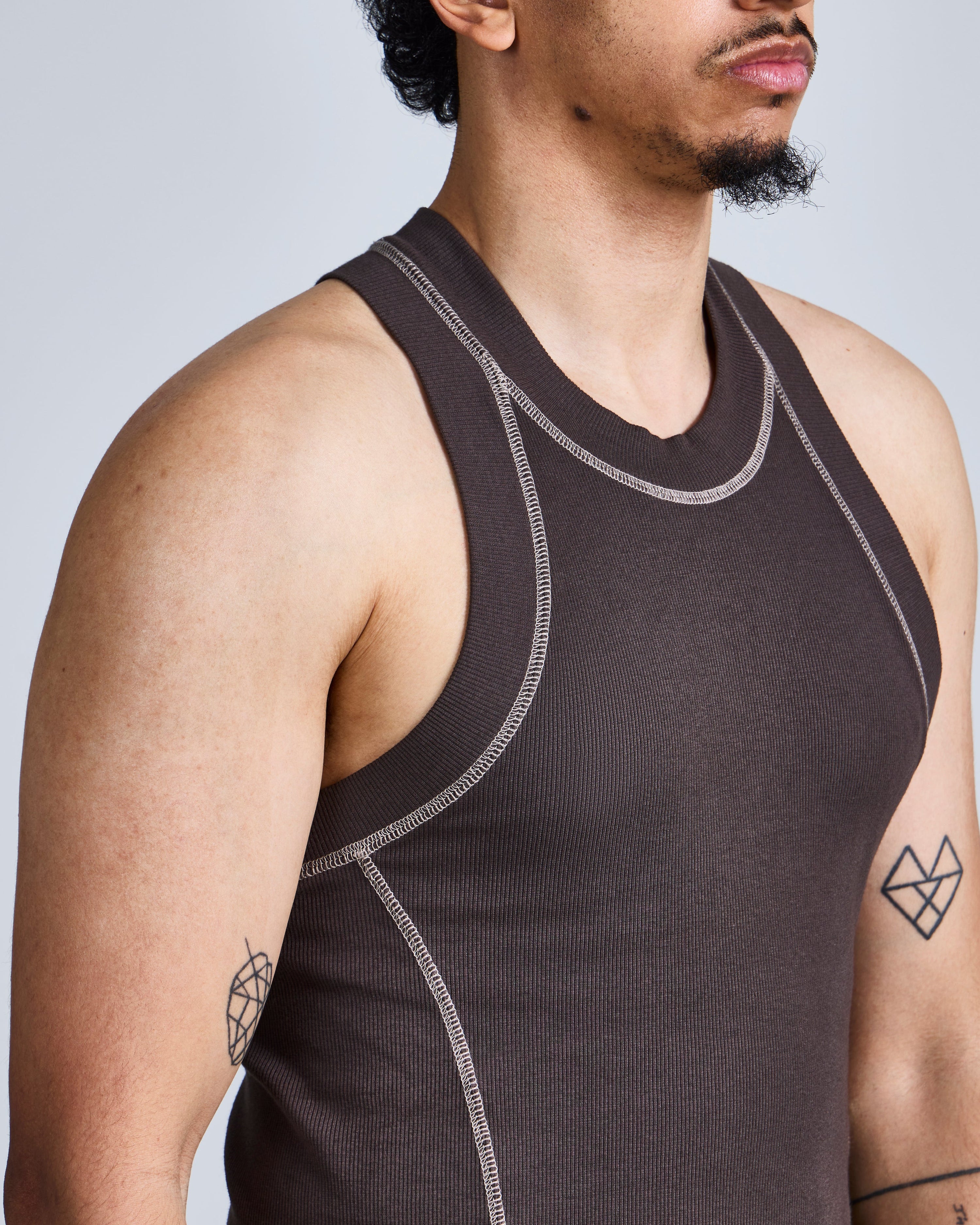 Ribbed vest