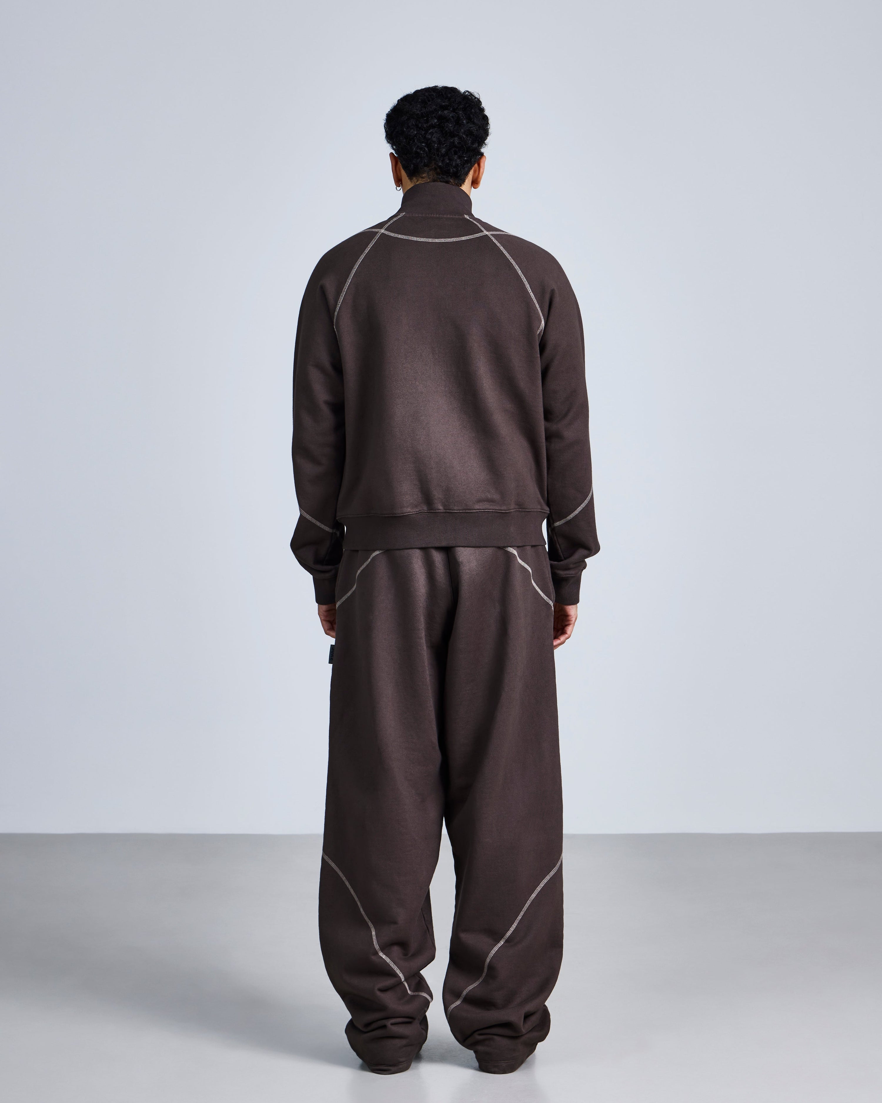 Coverstitch track jacket