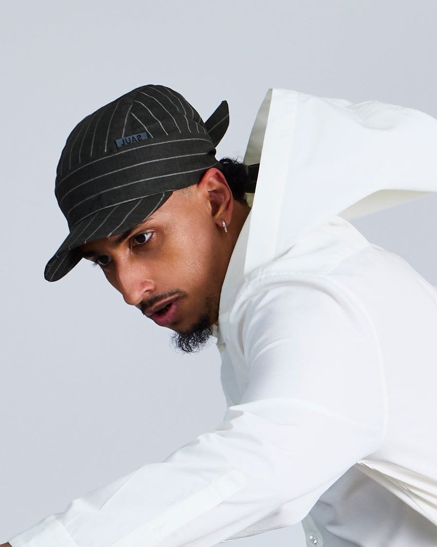 Pinstripe knot cap