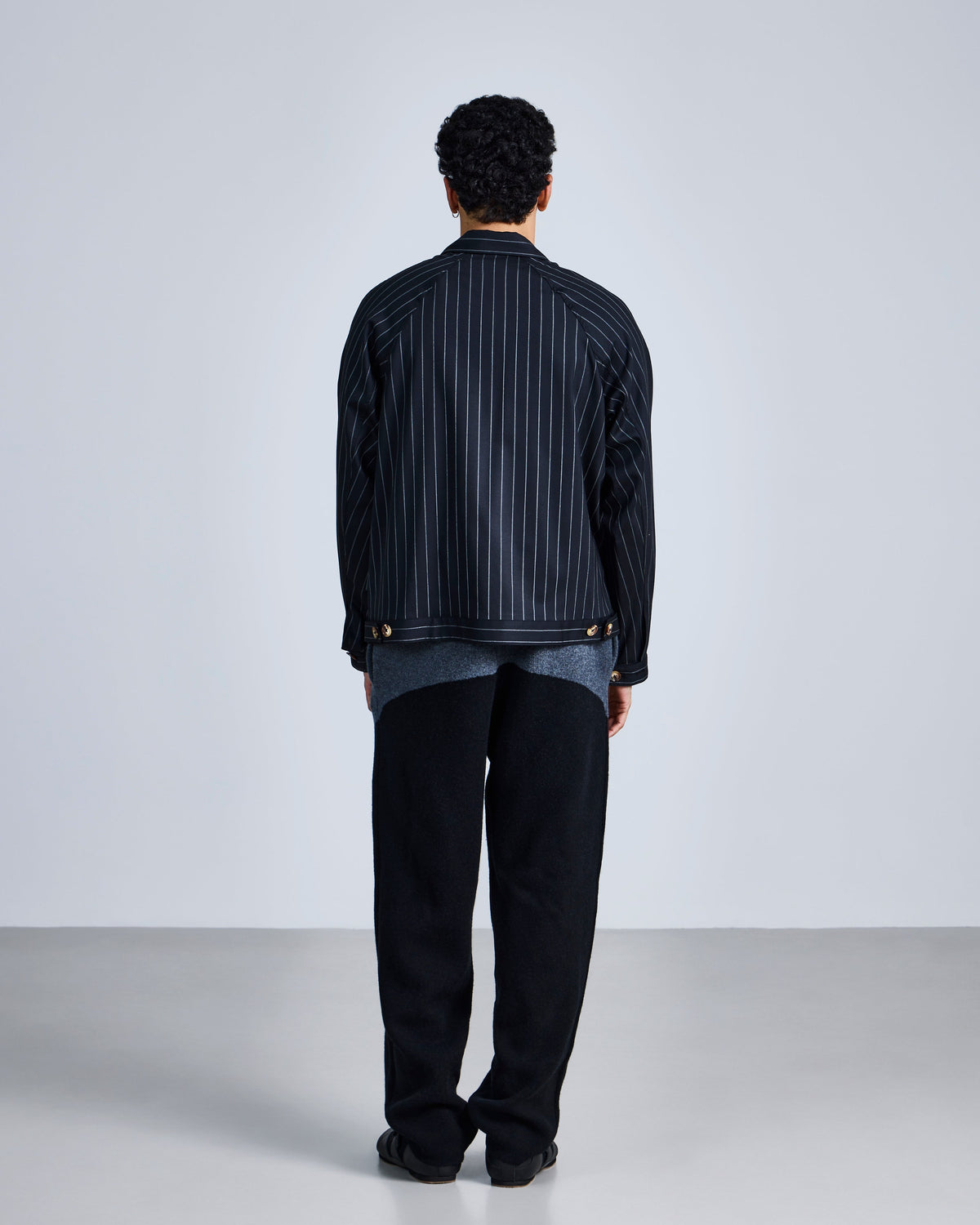 Knitted 'embrace' pants
