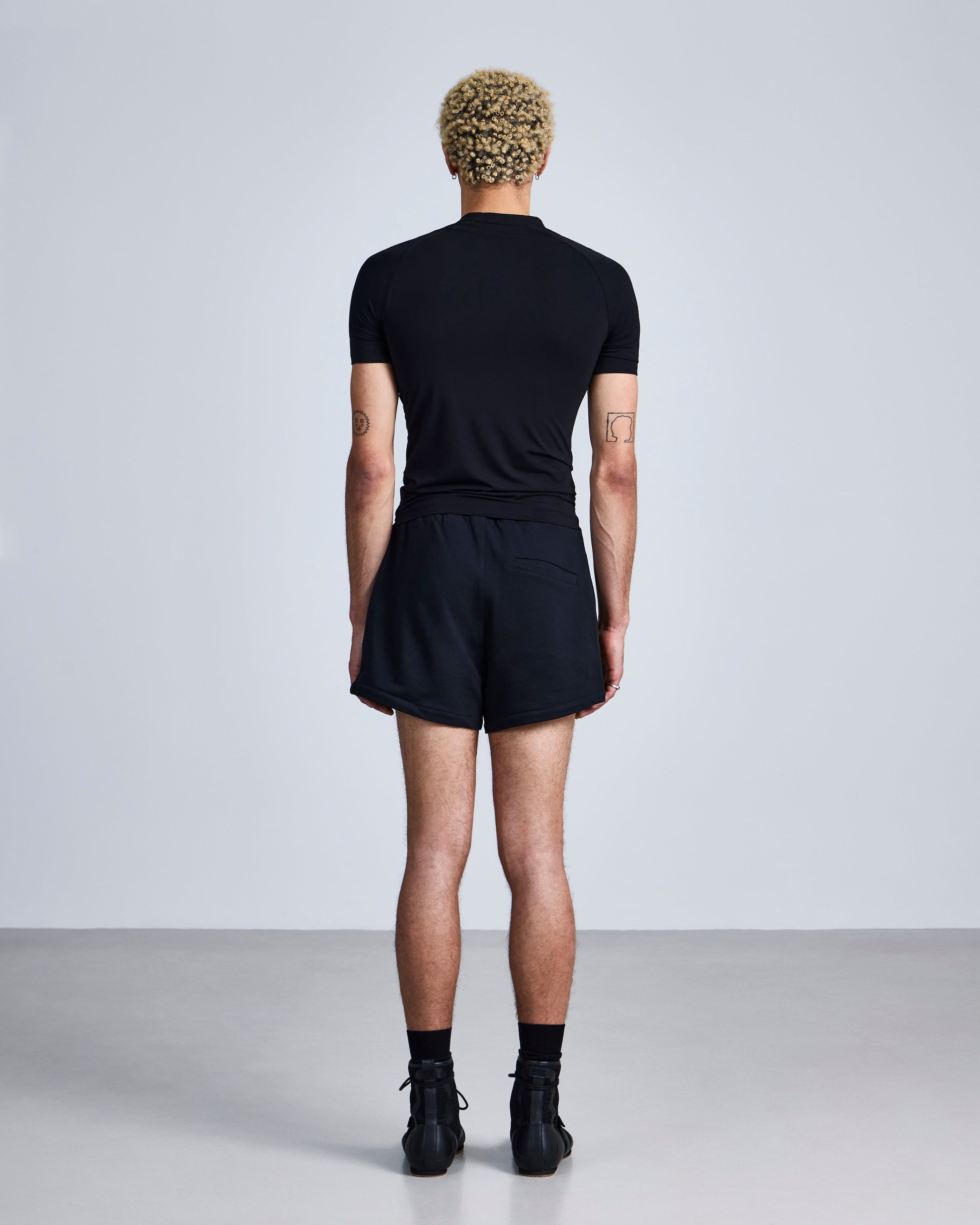 Asymmetric henley shirt
