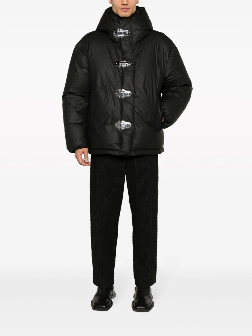 Latch down jacket