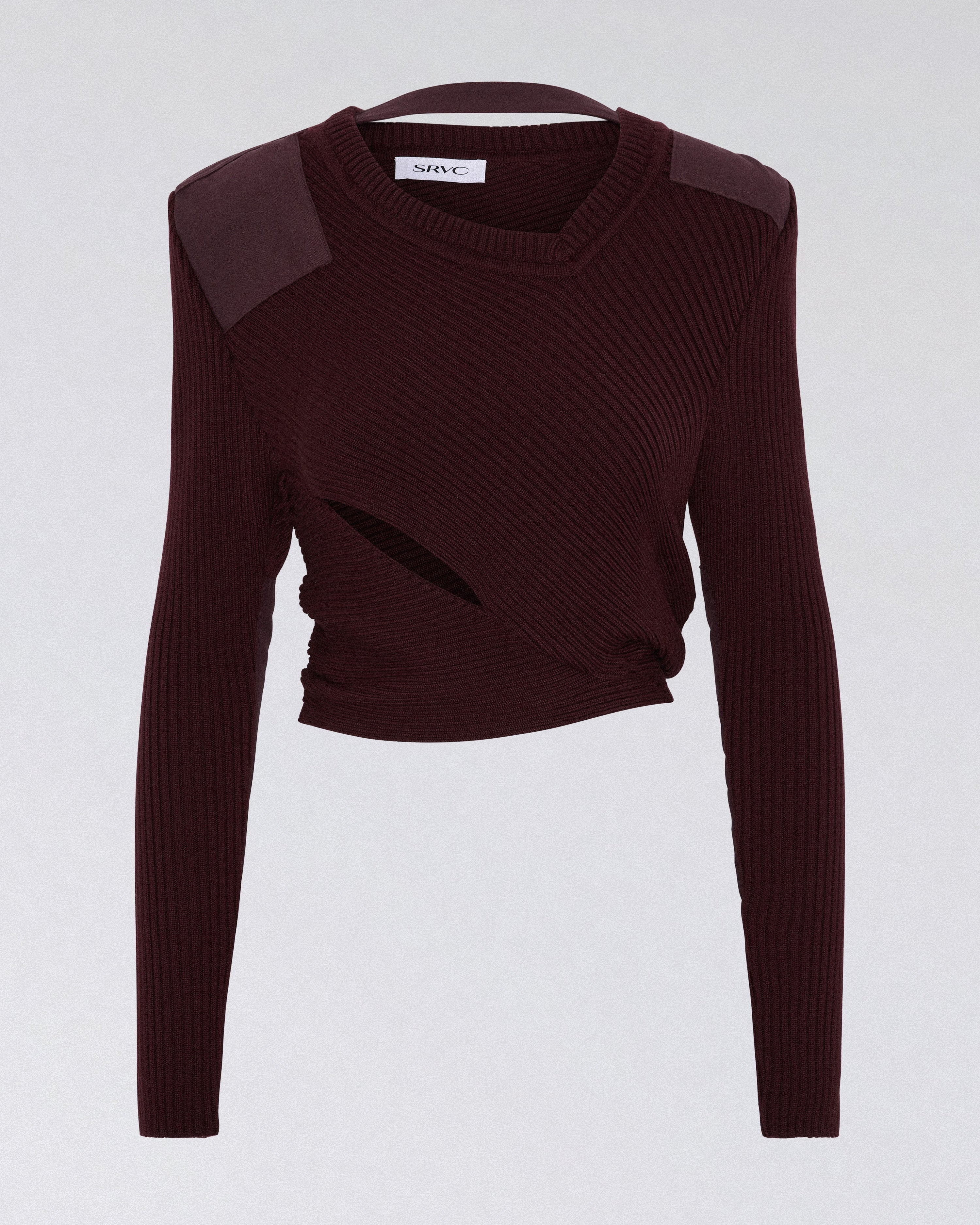 Marshal knit jumper bordeaux