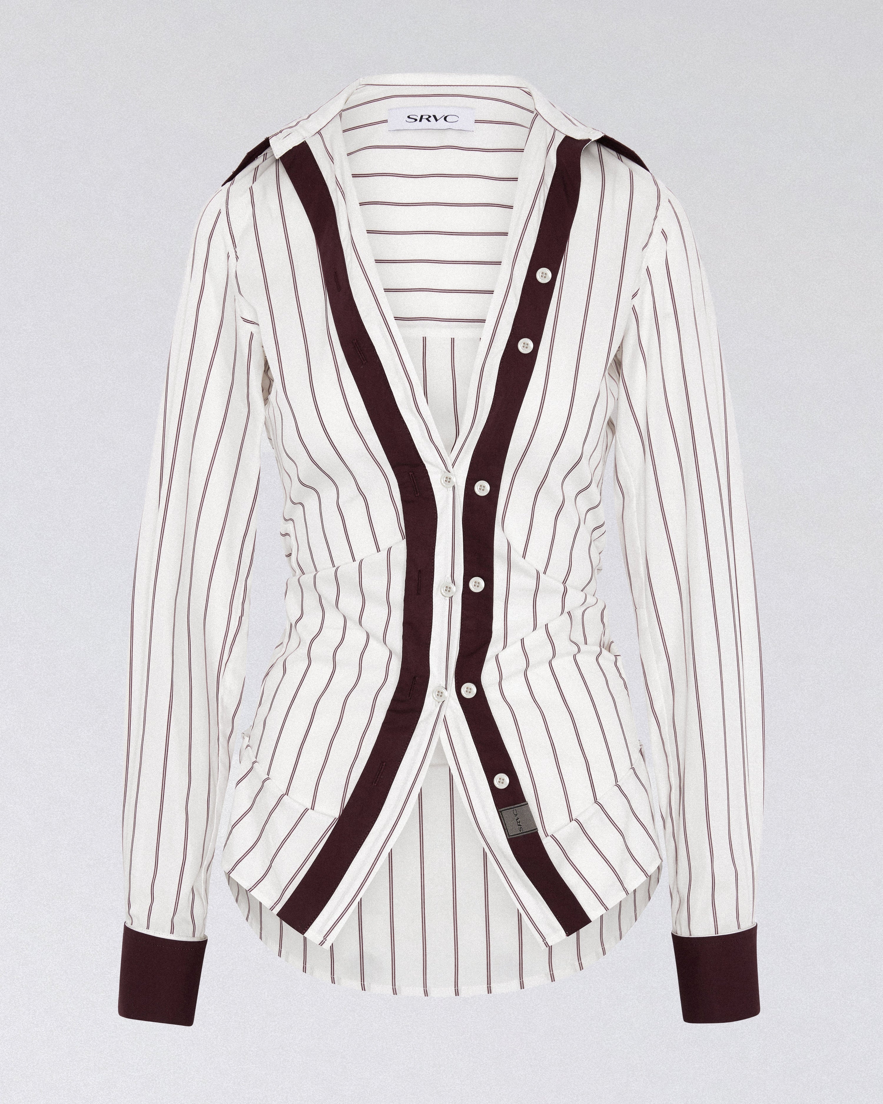 Make shift shirt bordeaux