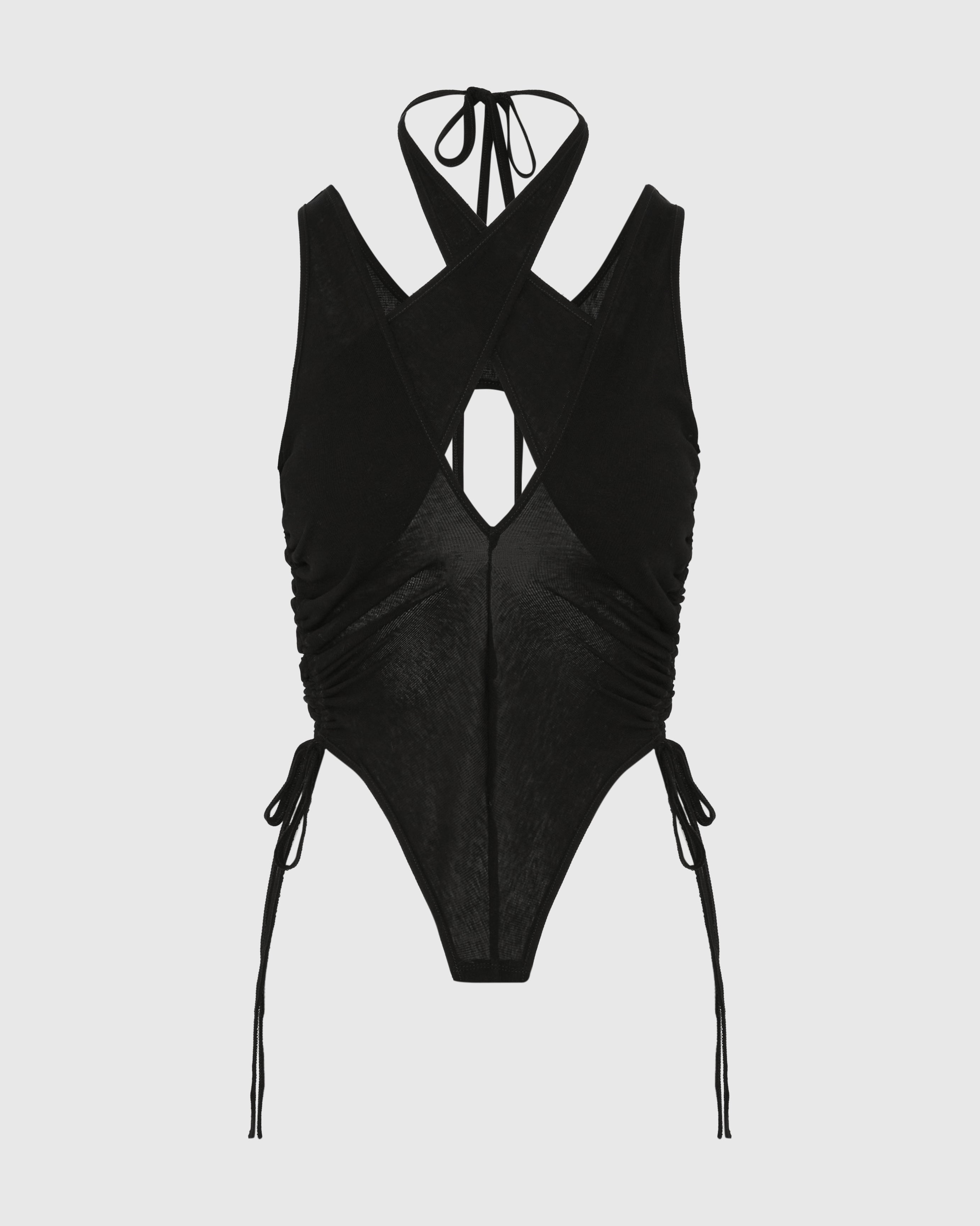Bibi vest top black
