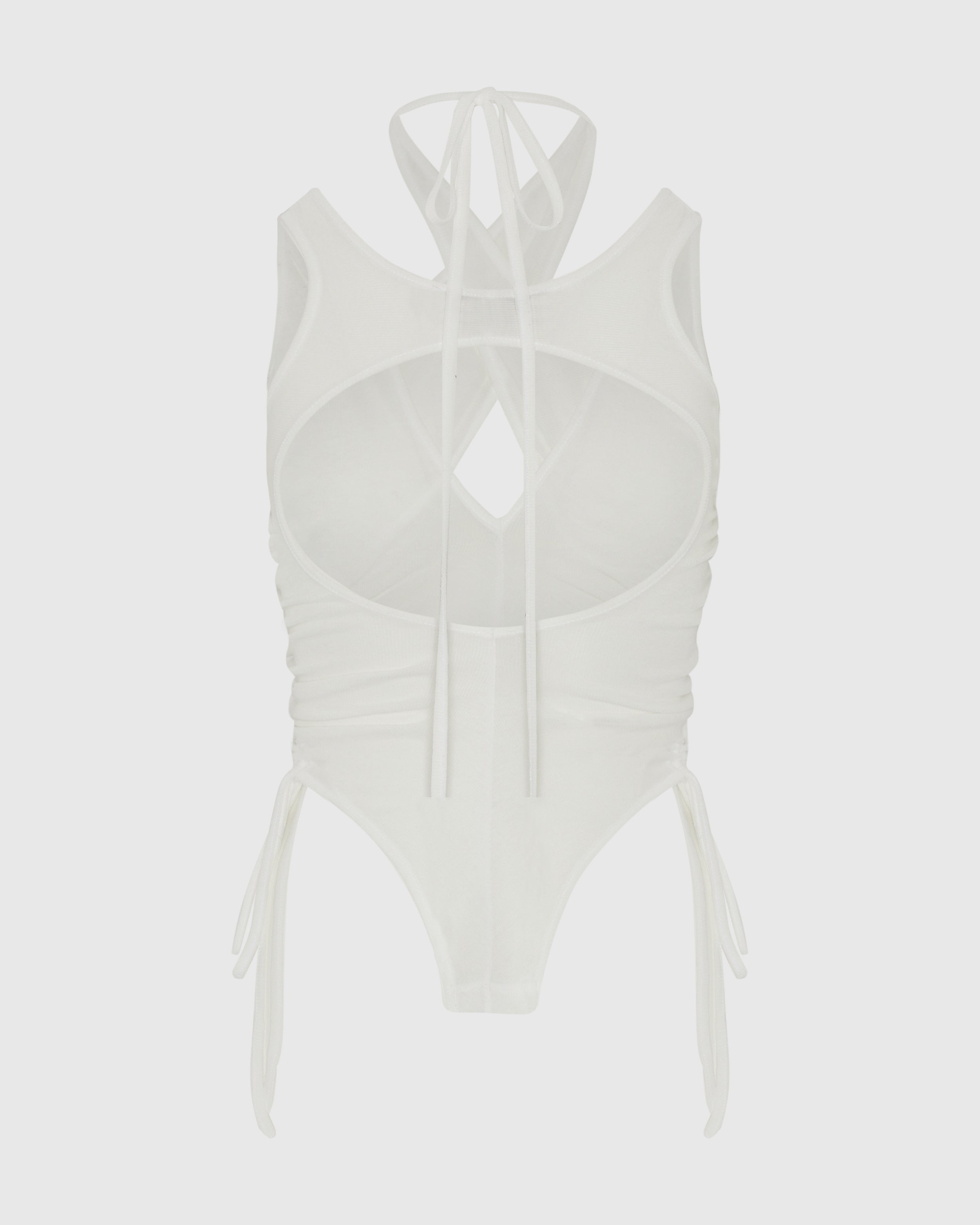 Bibi vest top white