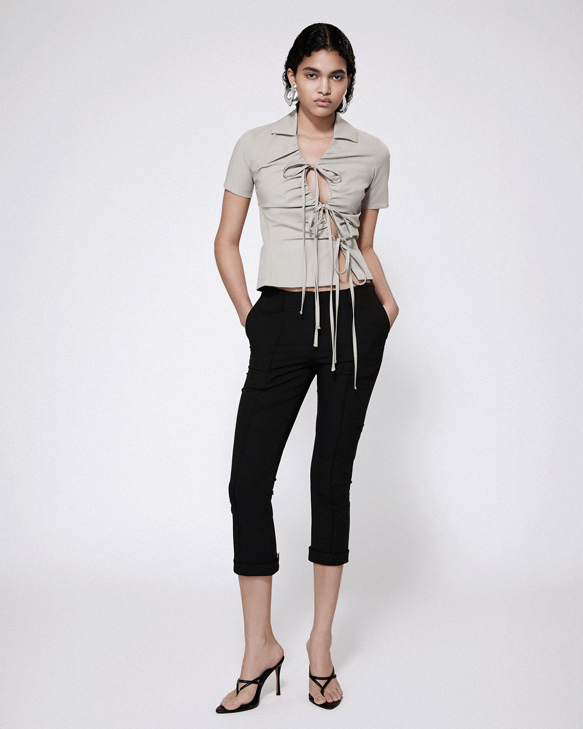 Niko shirt warm grey
