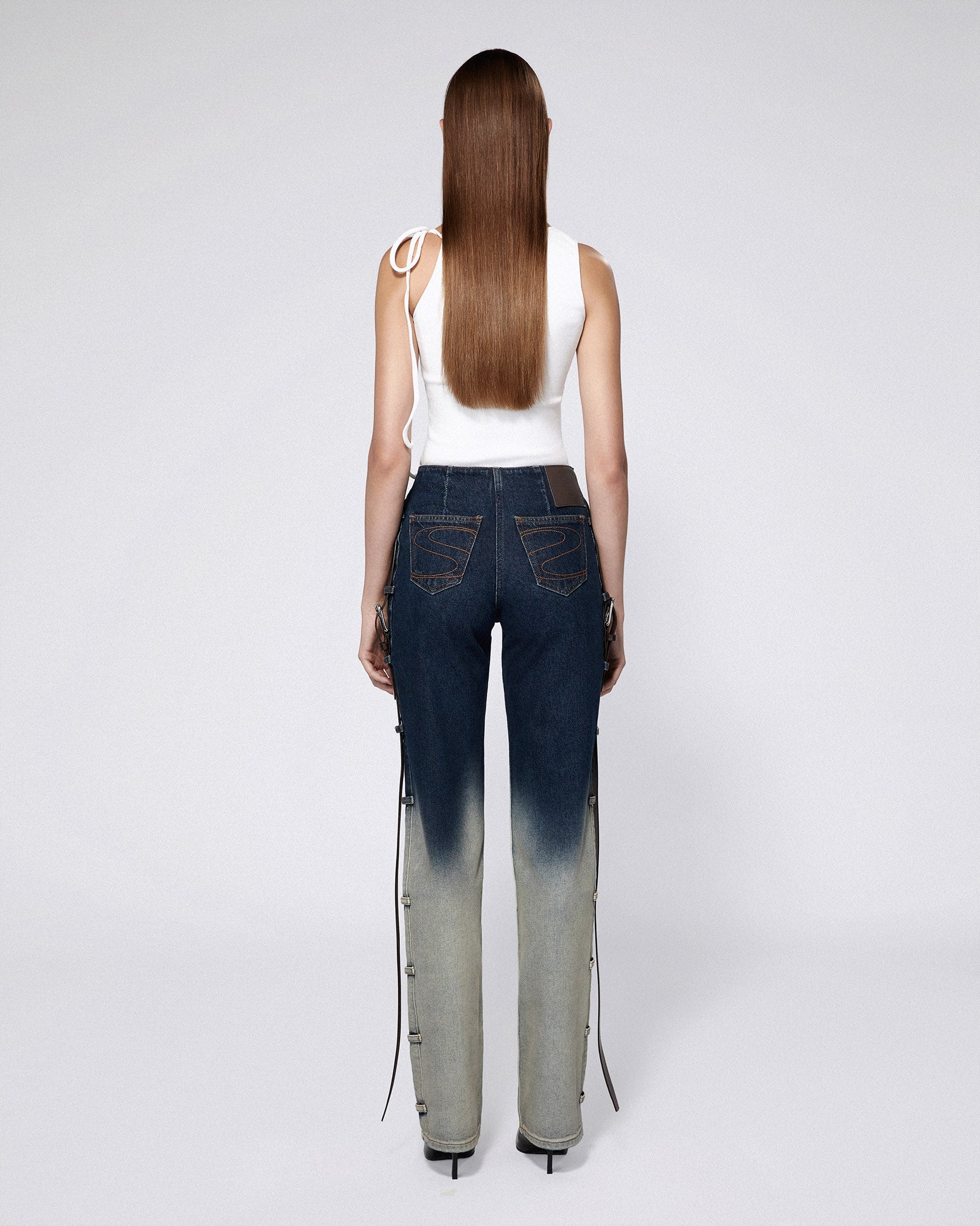 Serpentine jeans washed blue