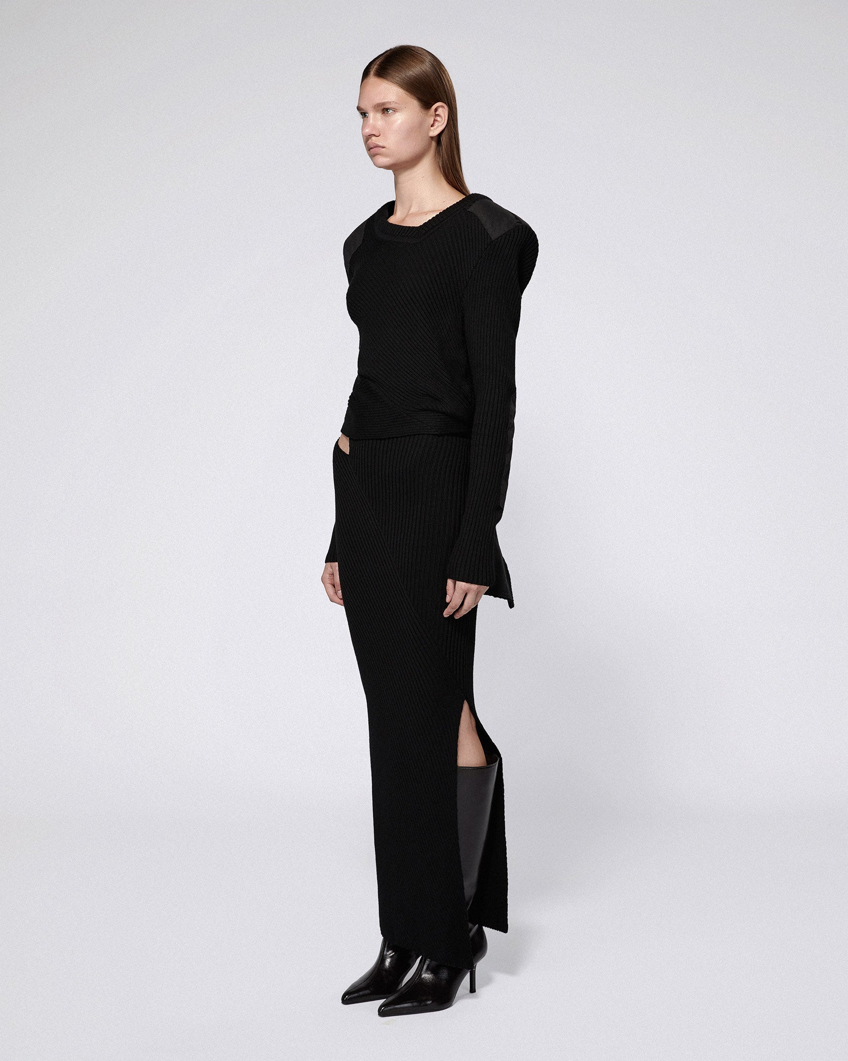 Marshal knit skirt black