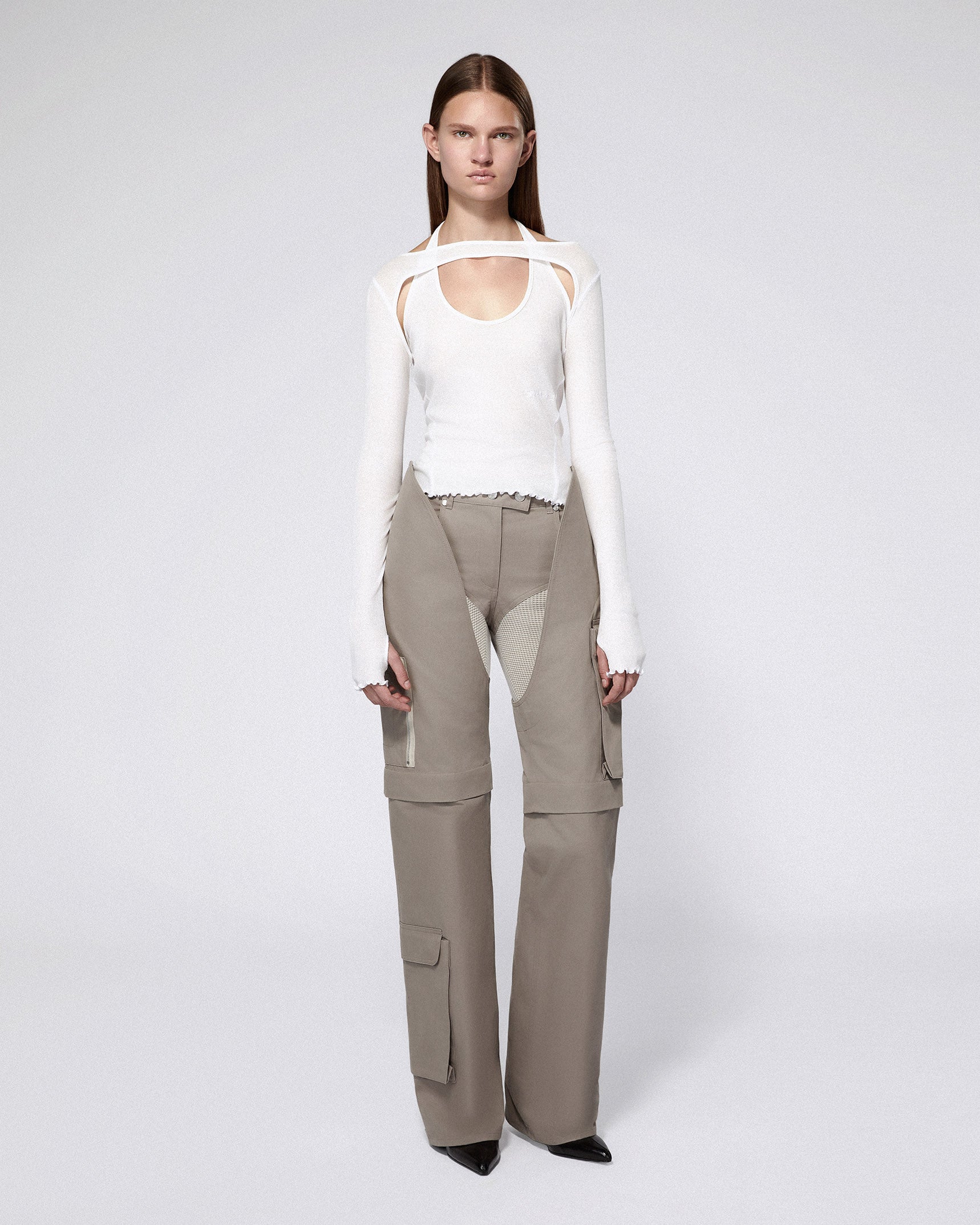 Mecha cargo pants mid grey