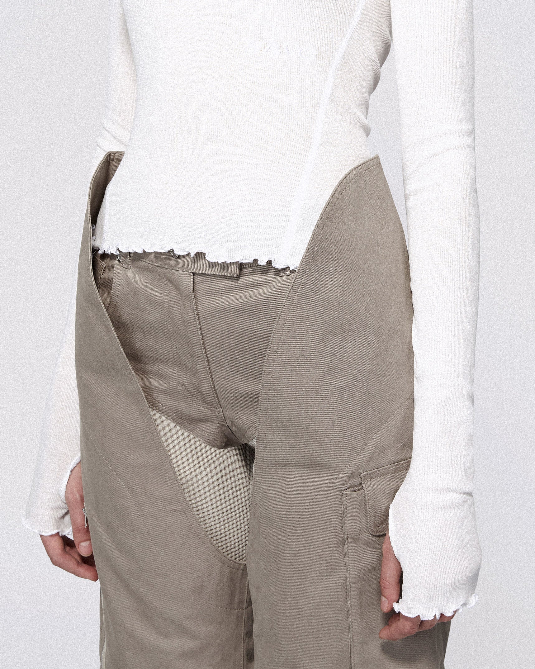 Mecha cargo pants mid grey