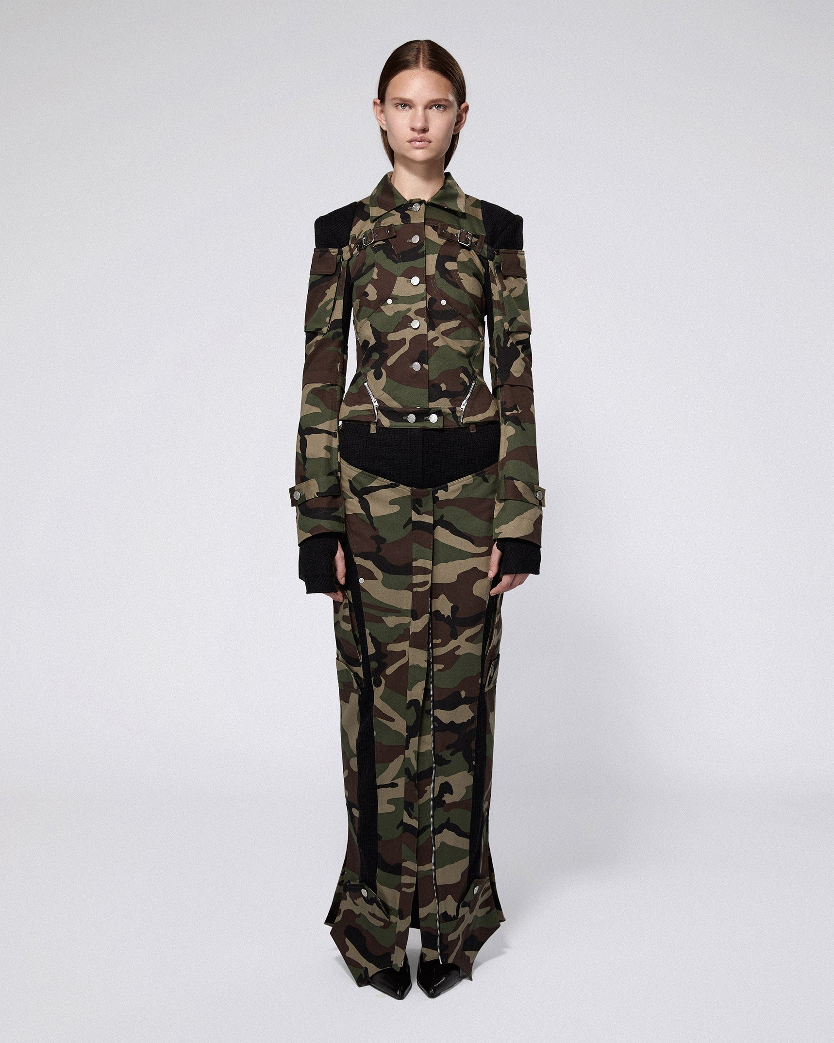 Mecha cargo jacket camo