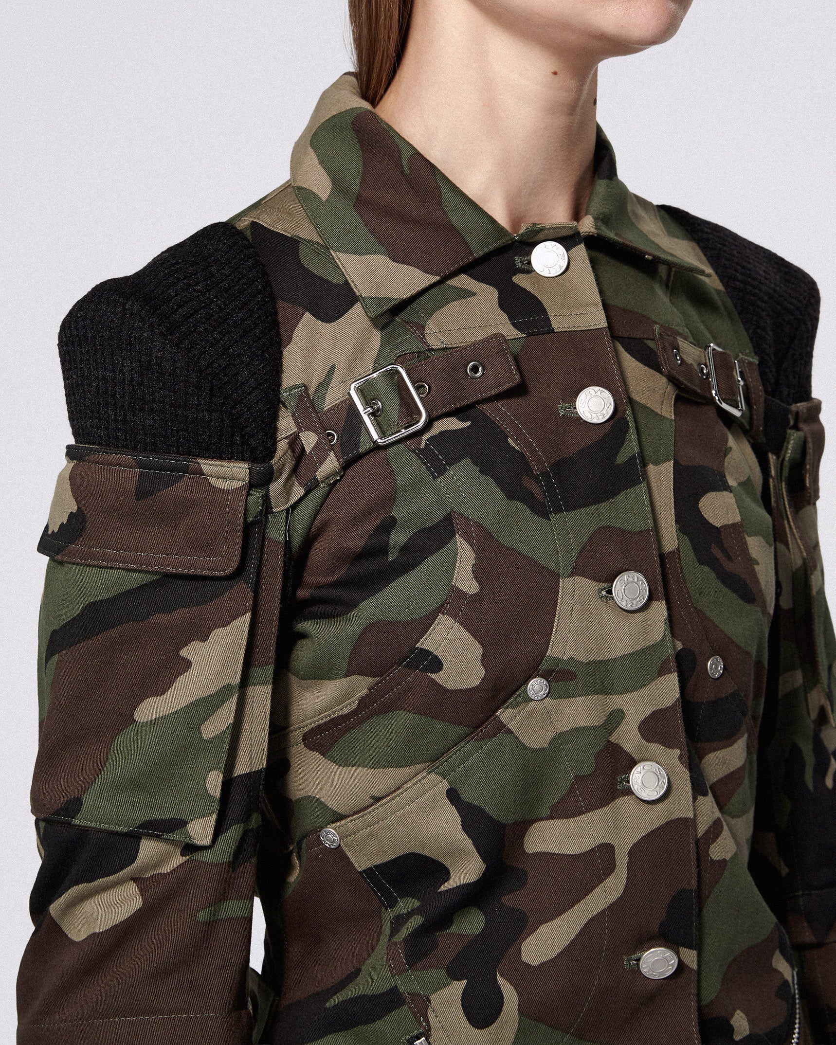 Mecha cargo jacket camo