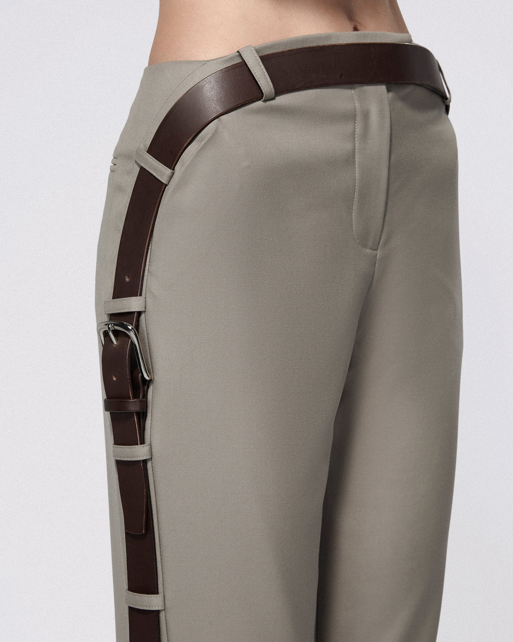 Serpentine tailored trousers burnt saige