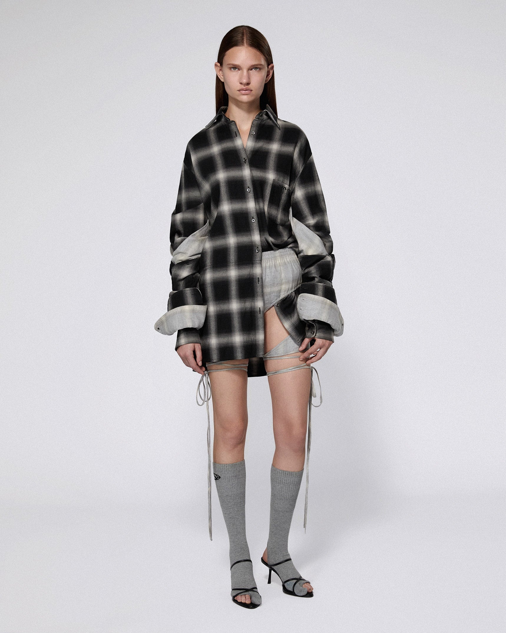 Sentinal shirt black check