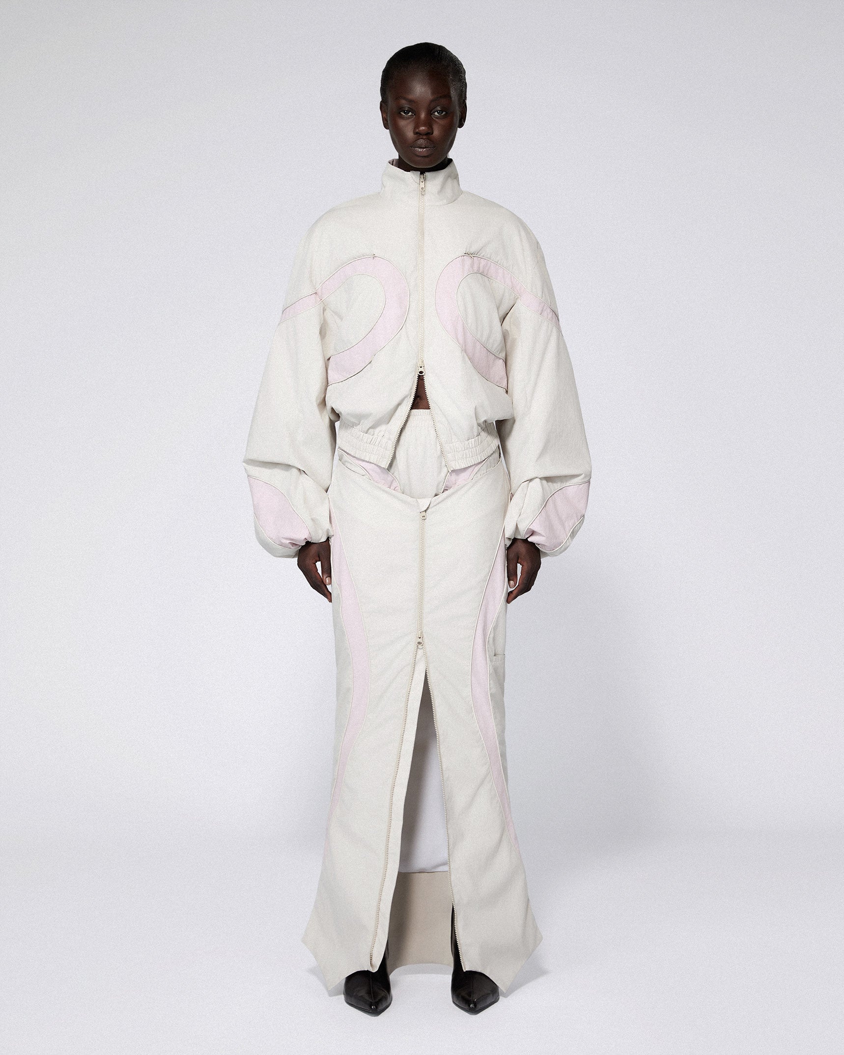 Ronan track jacket beige