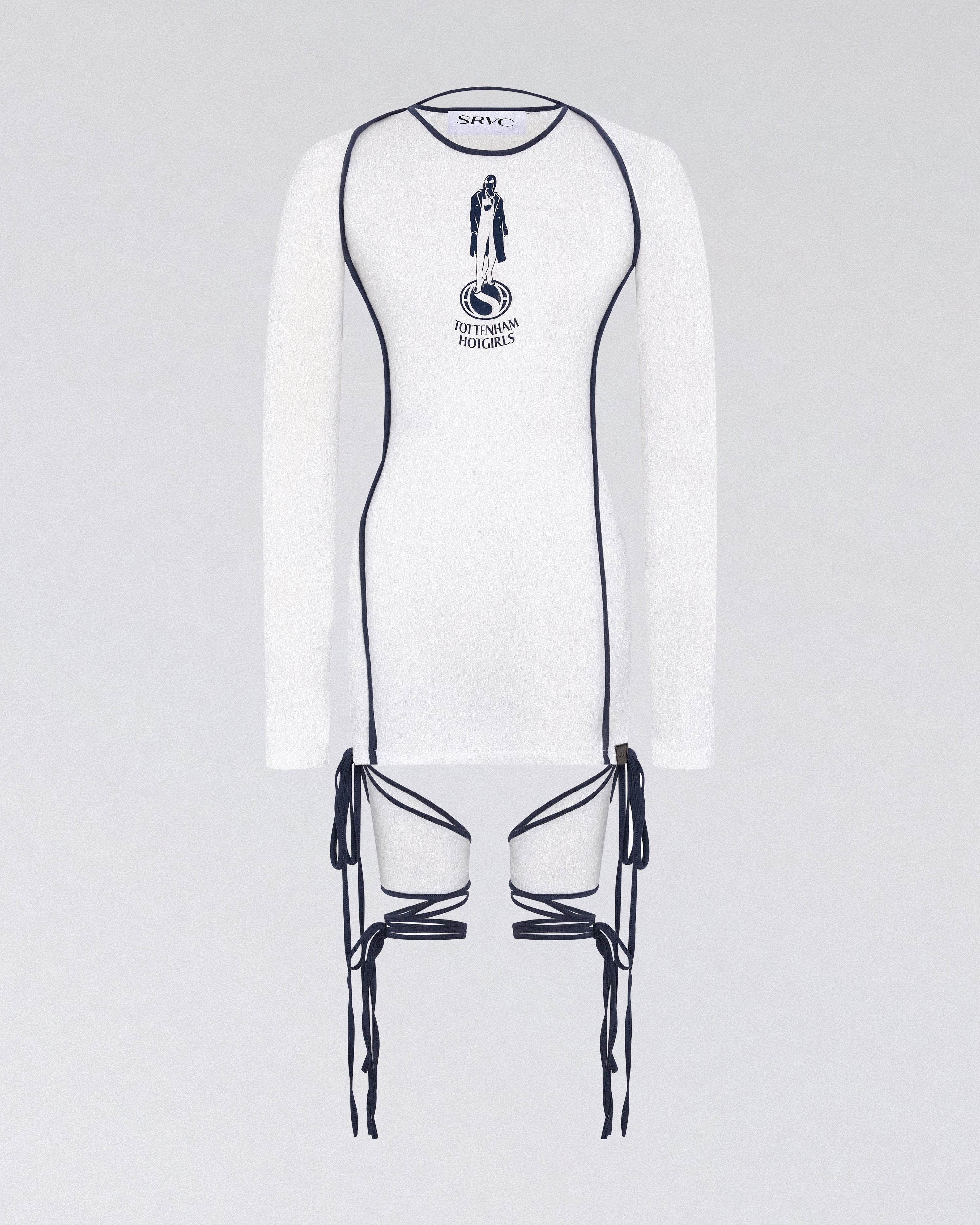 Tottenham - type a t-dress white