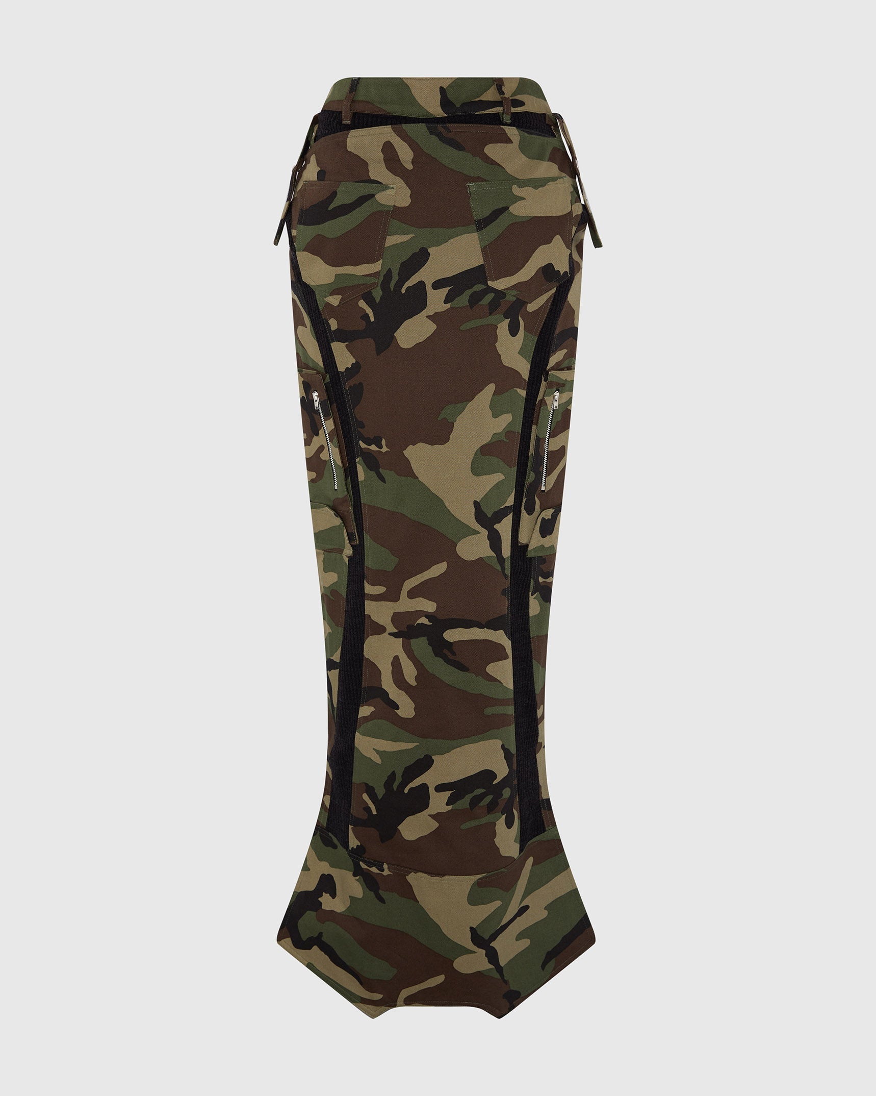Inverse cargo skirt camo
