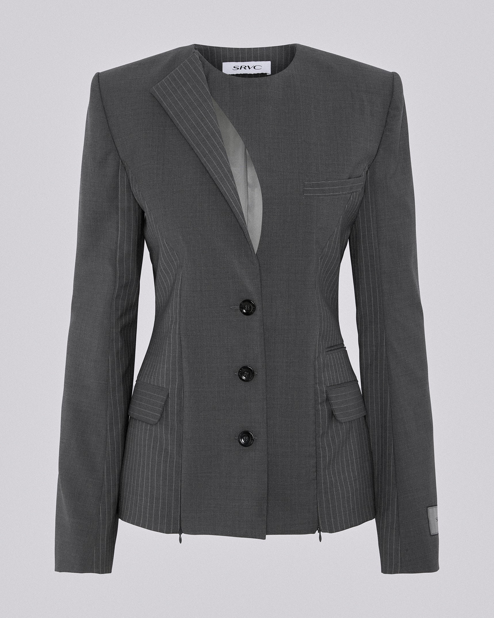 Razor tailored jacket dark grey