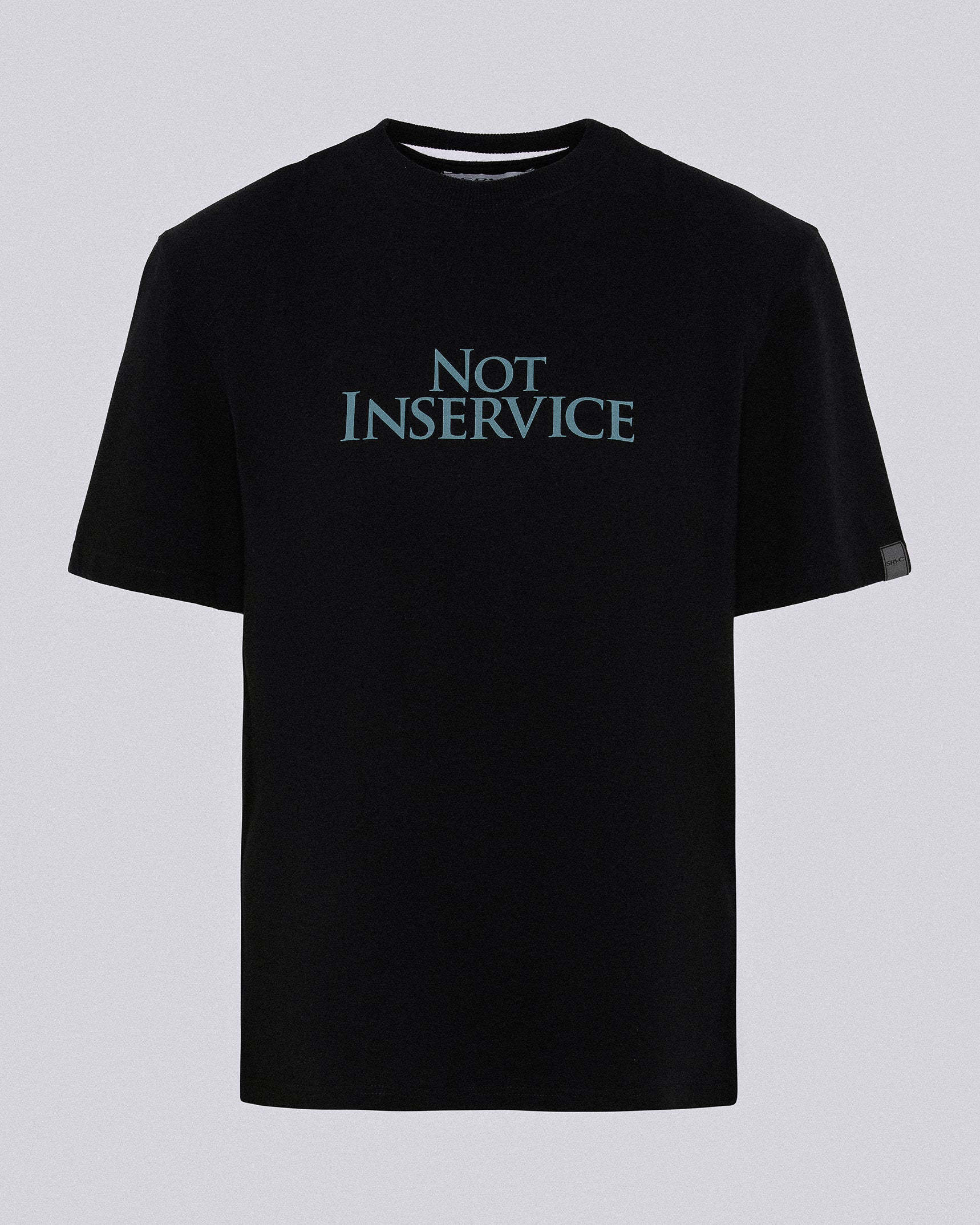 Not in service tee black