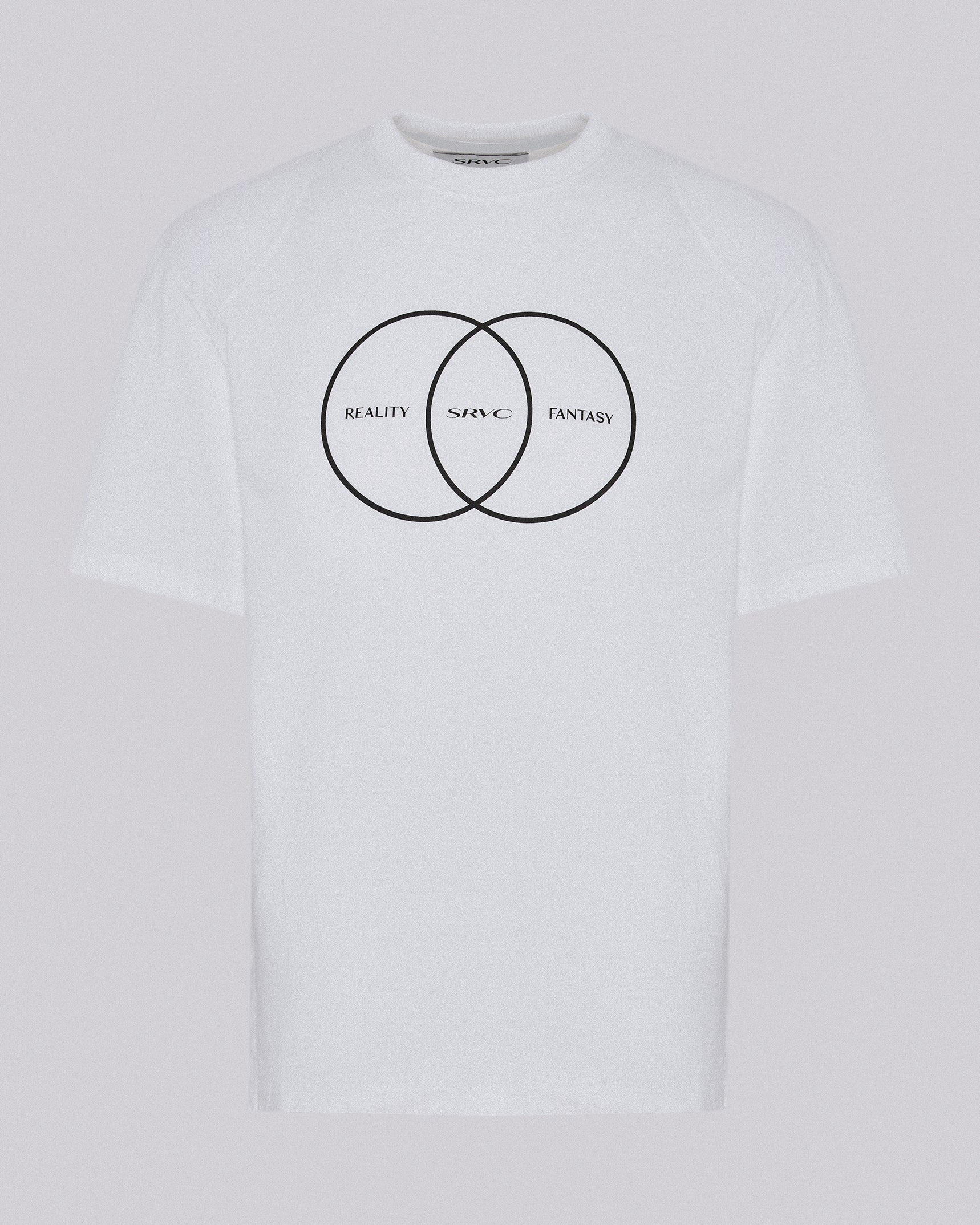 Reality / fantasy tee white