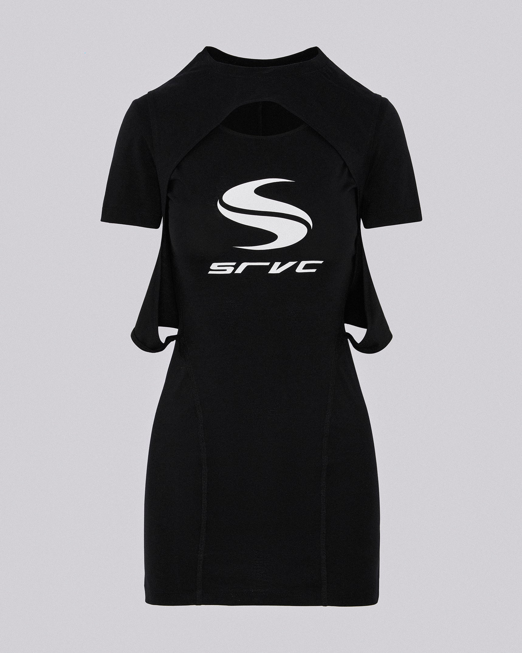 Tee dress black