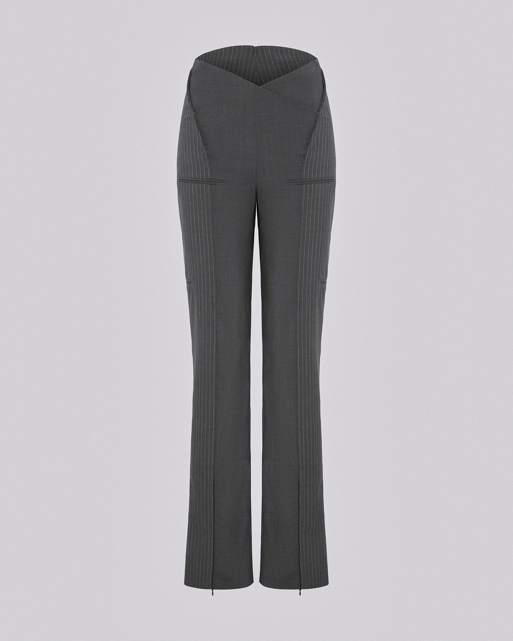 Cocoon trousers dark grey