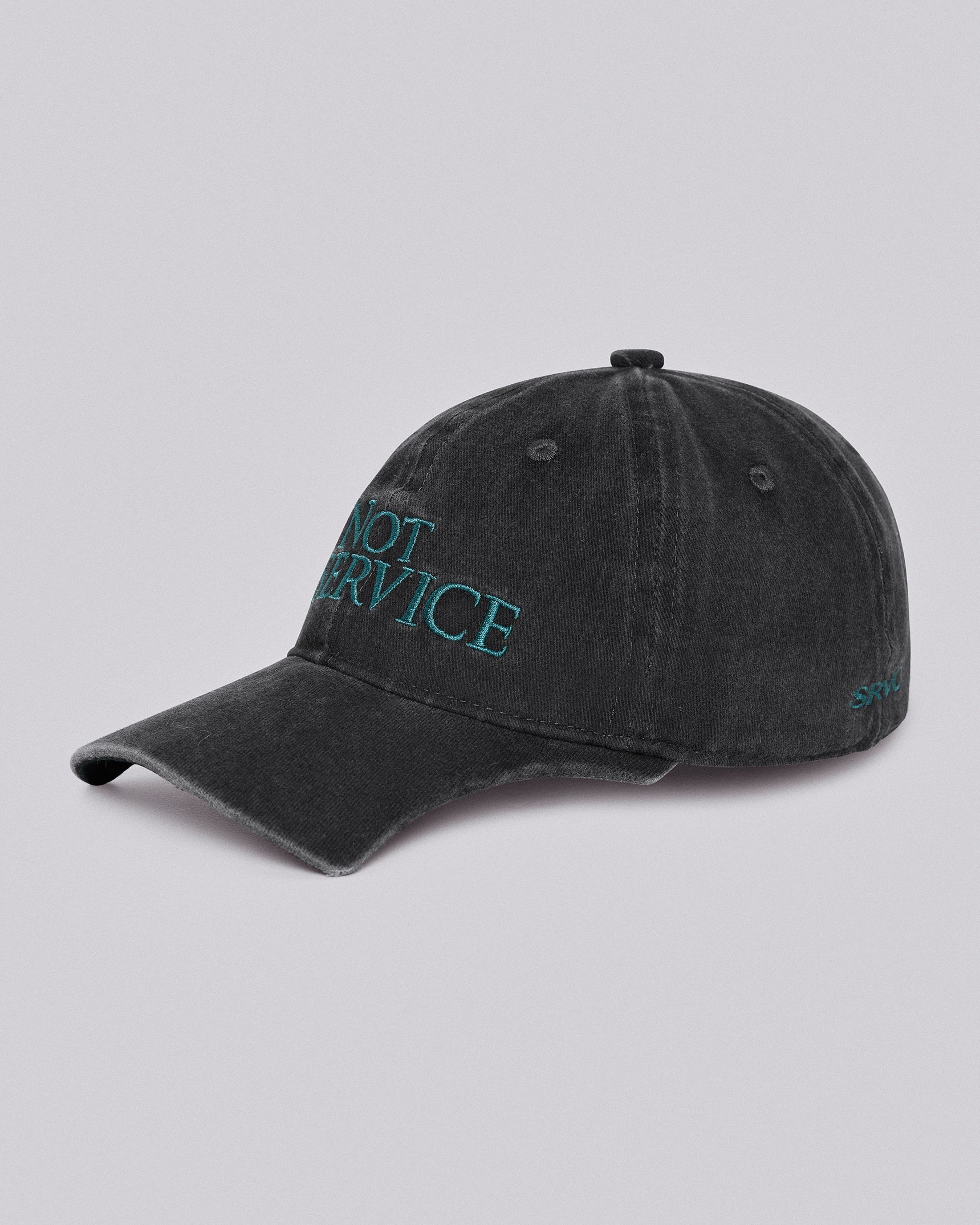 Not in service cap washed black