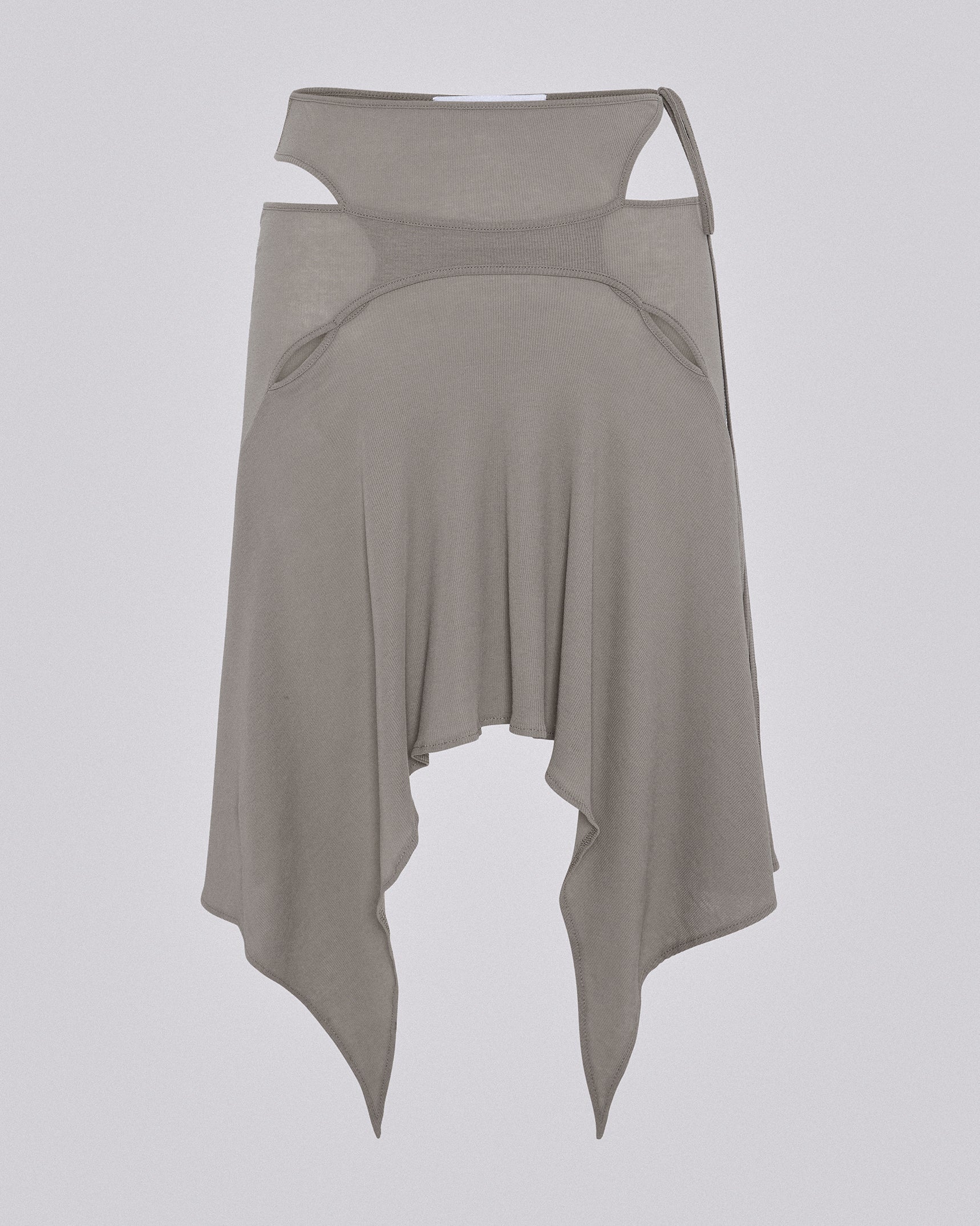 Stiletto skirt taupe