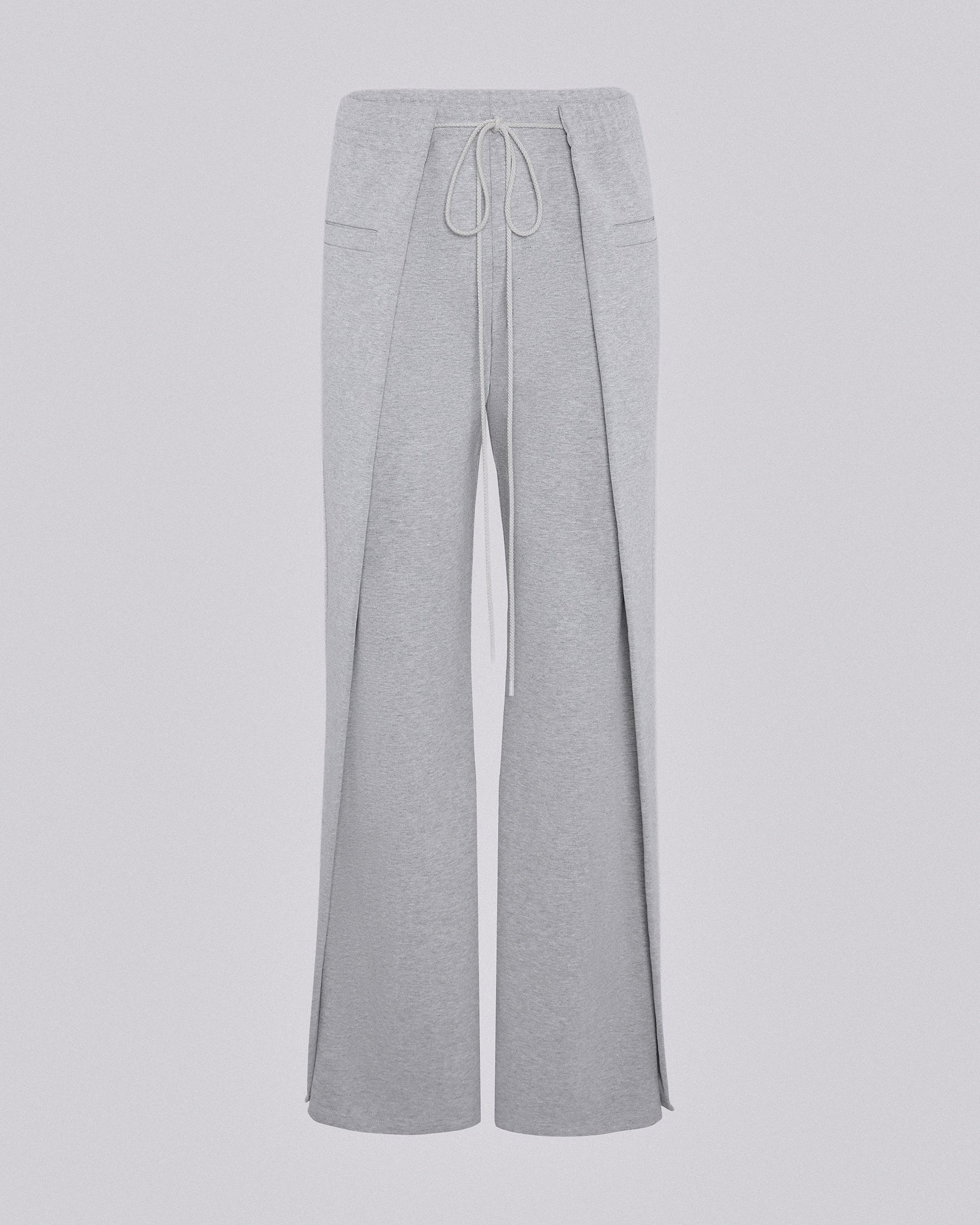 Origami track pants marl grey