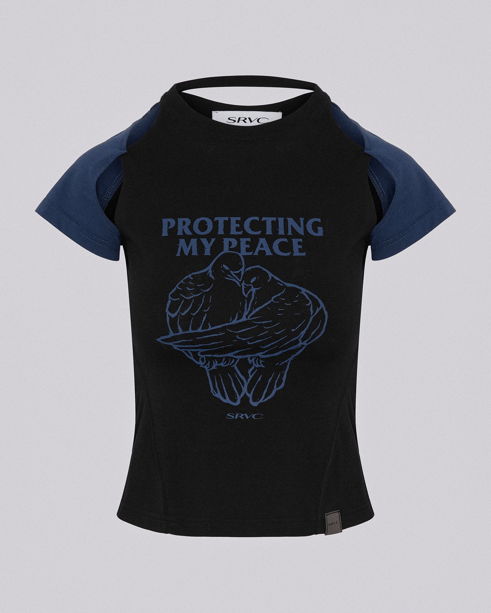 Protecting my peace tee black