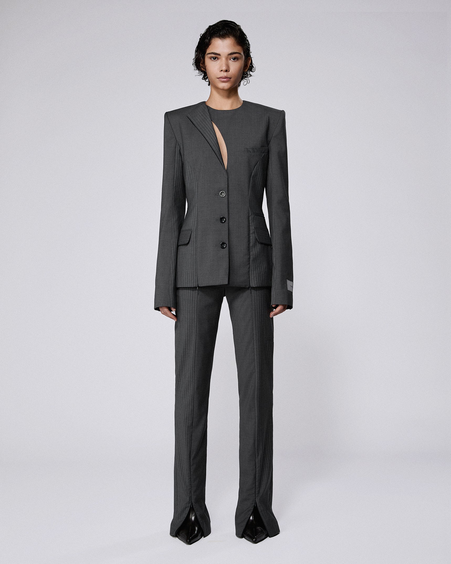Razor tailored jacket dark grey