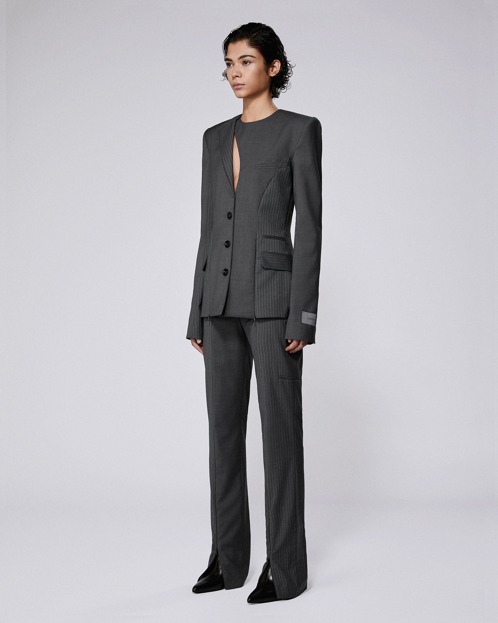 Razor tailored jacket dark grey