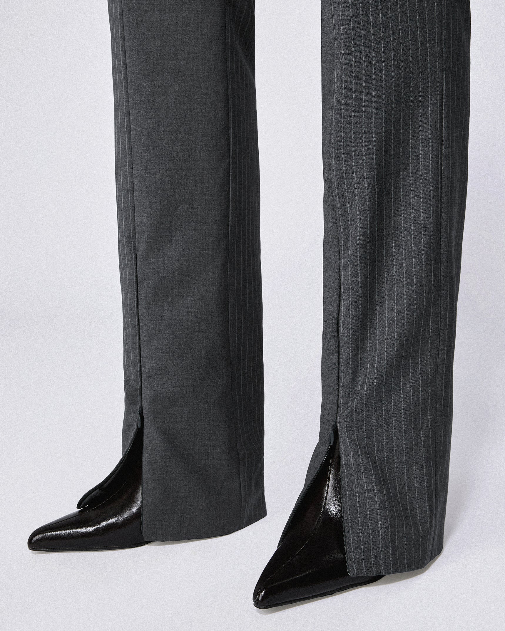 Cocoon trousers dark grey