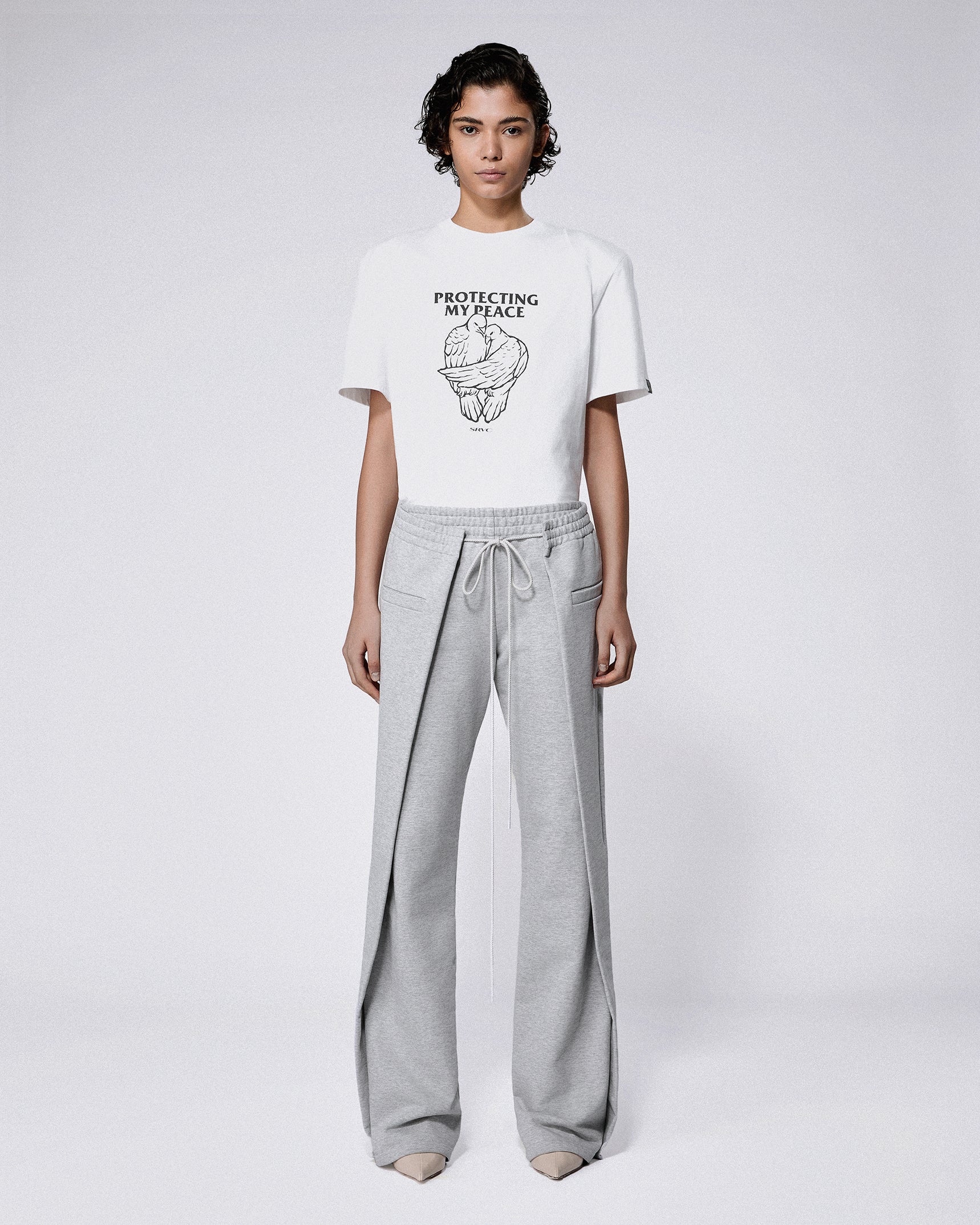 Protecting my peace tee white