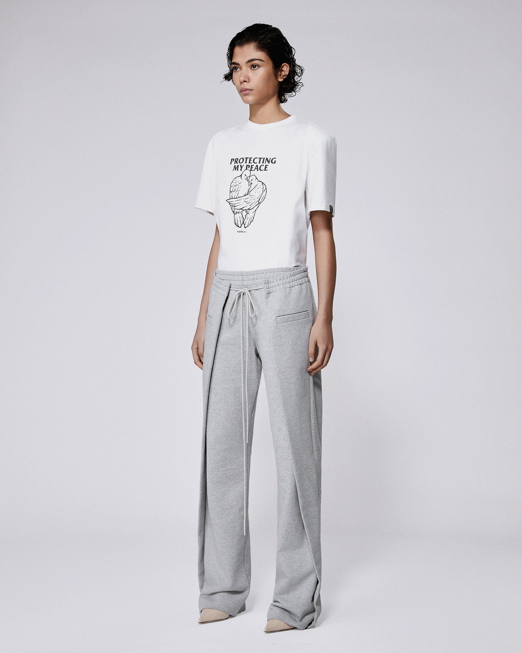 Protecting my peace tee white