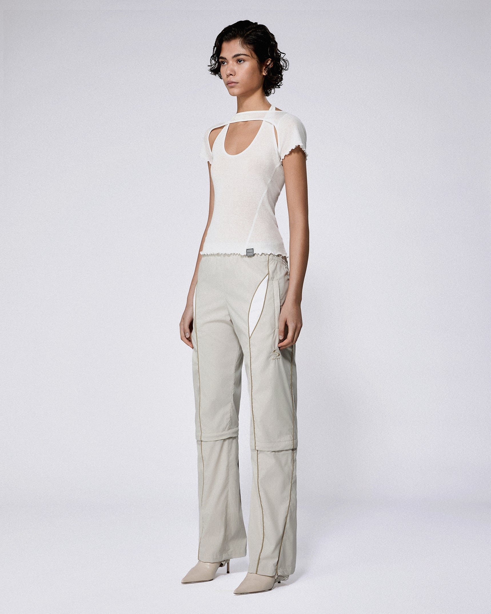 Slash track pants stone