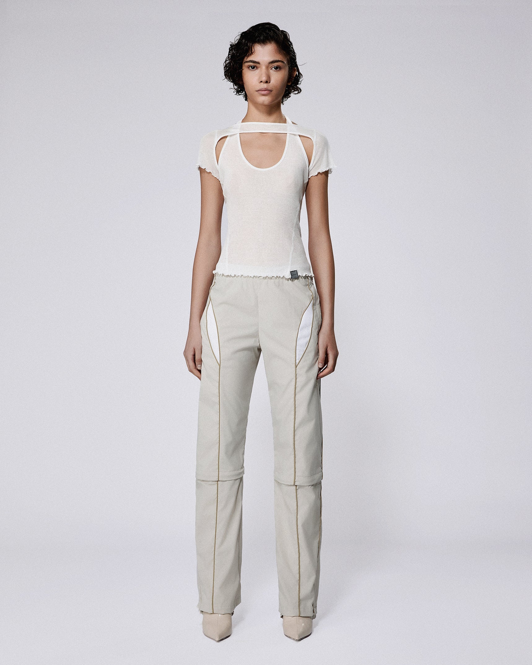 Slash track pants stone