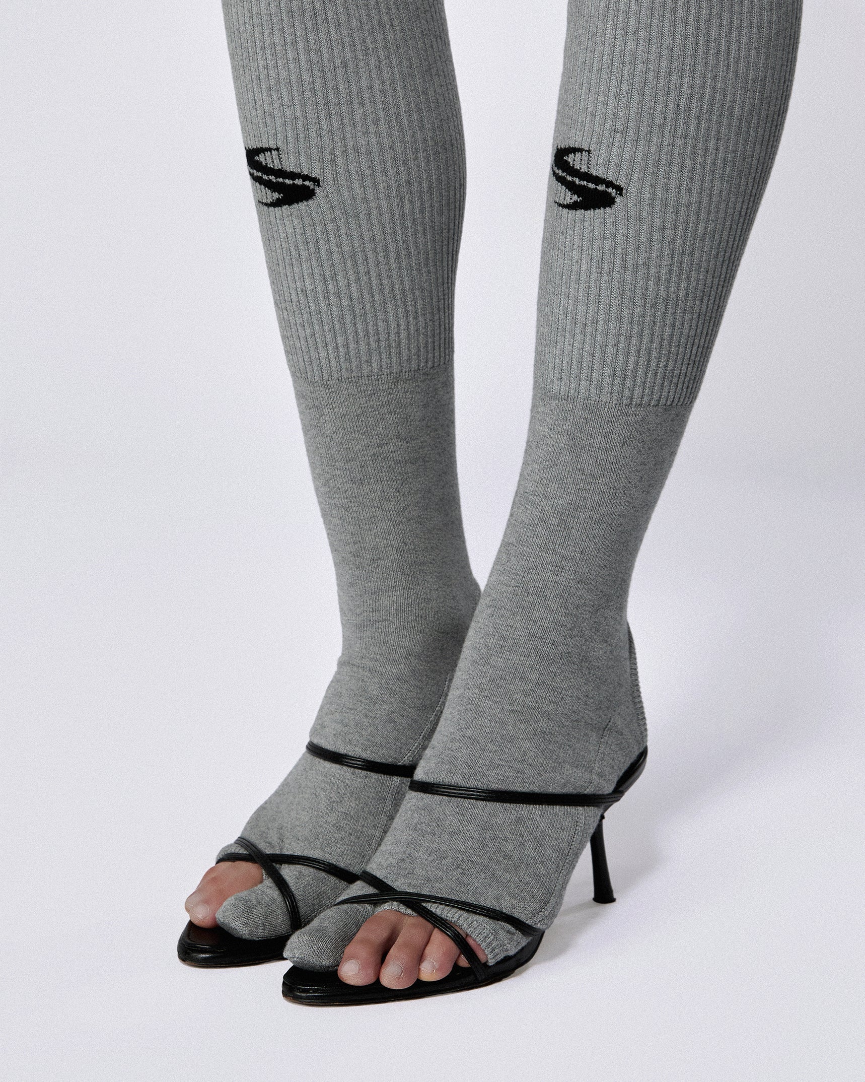 Tabi sports socks long grey melange