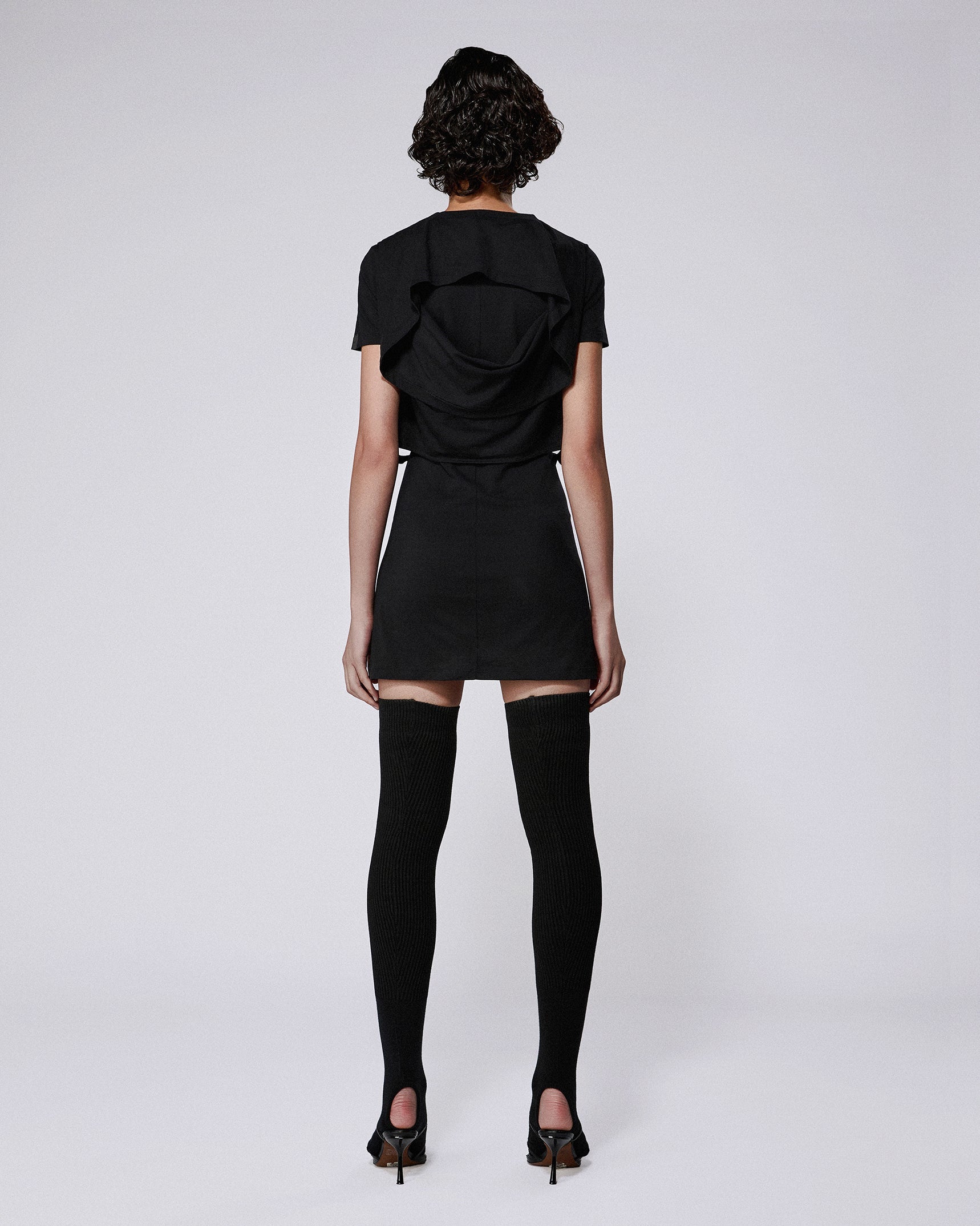 Tee dress black