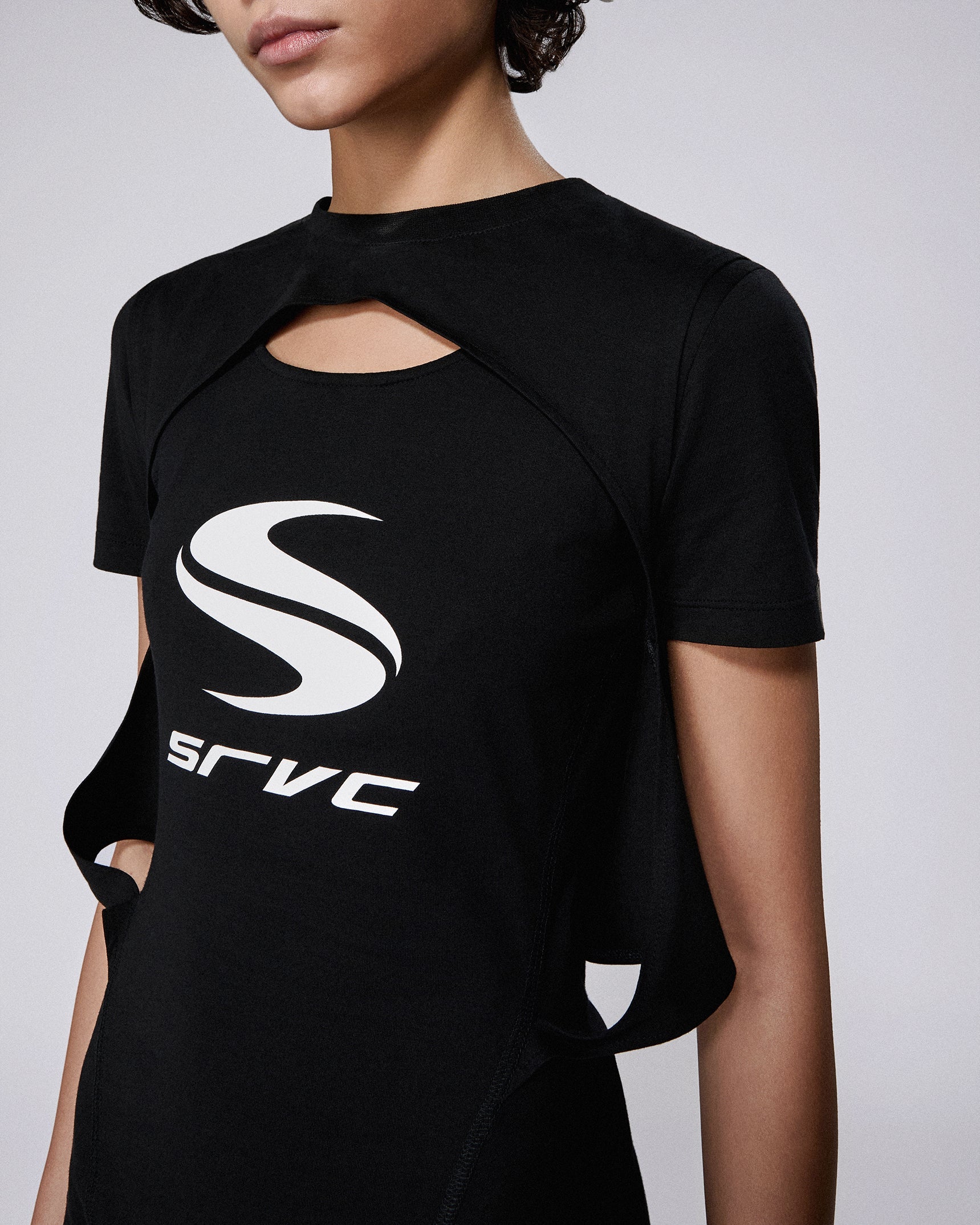 Tee dress black