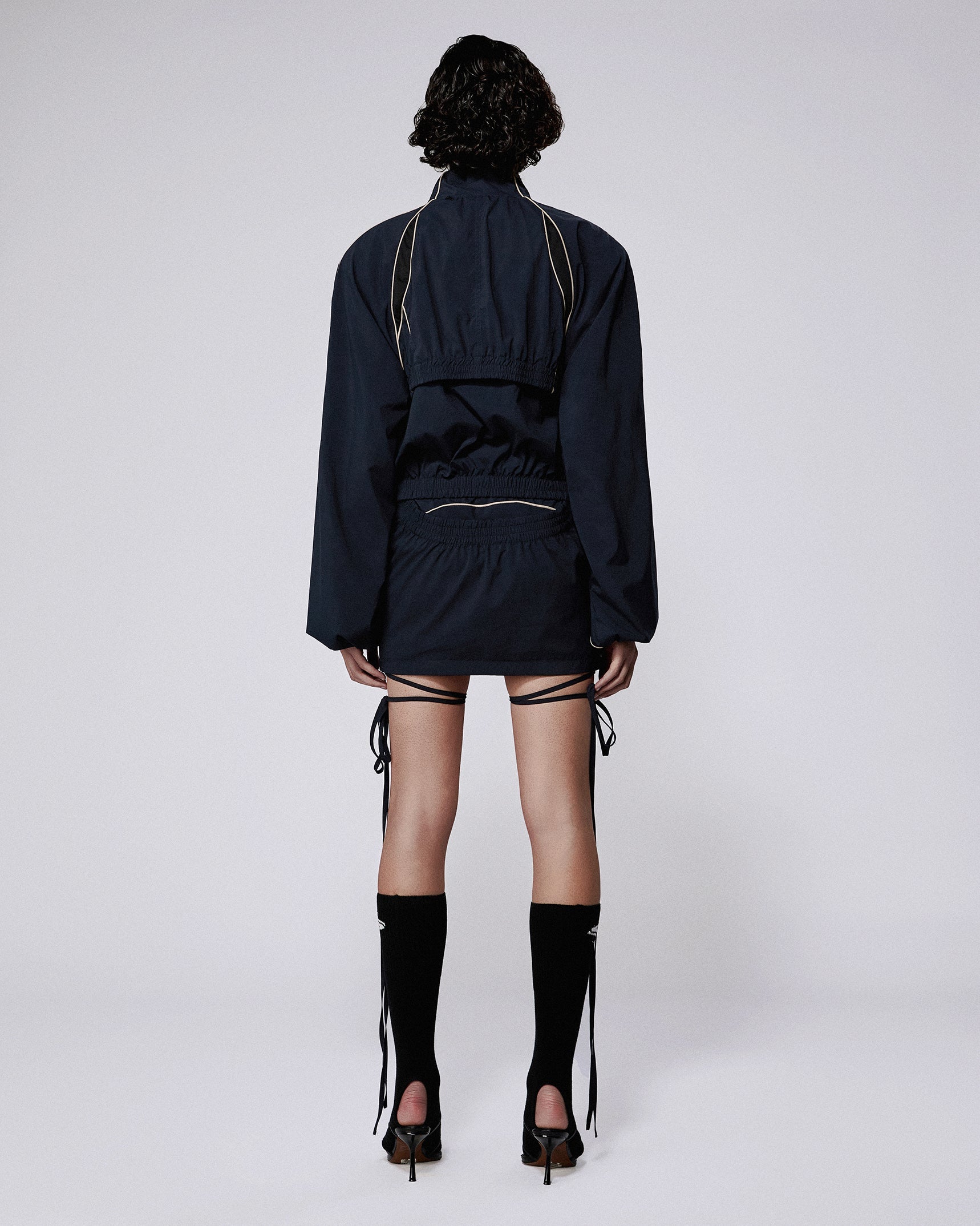 Slash track jacket dark navy