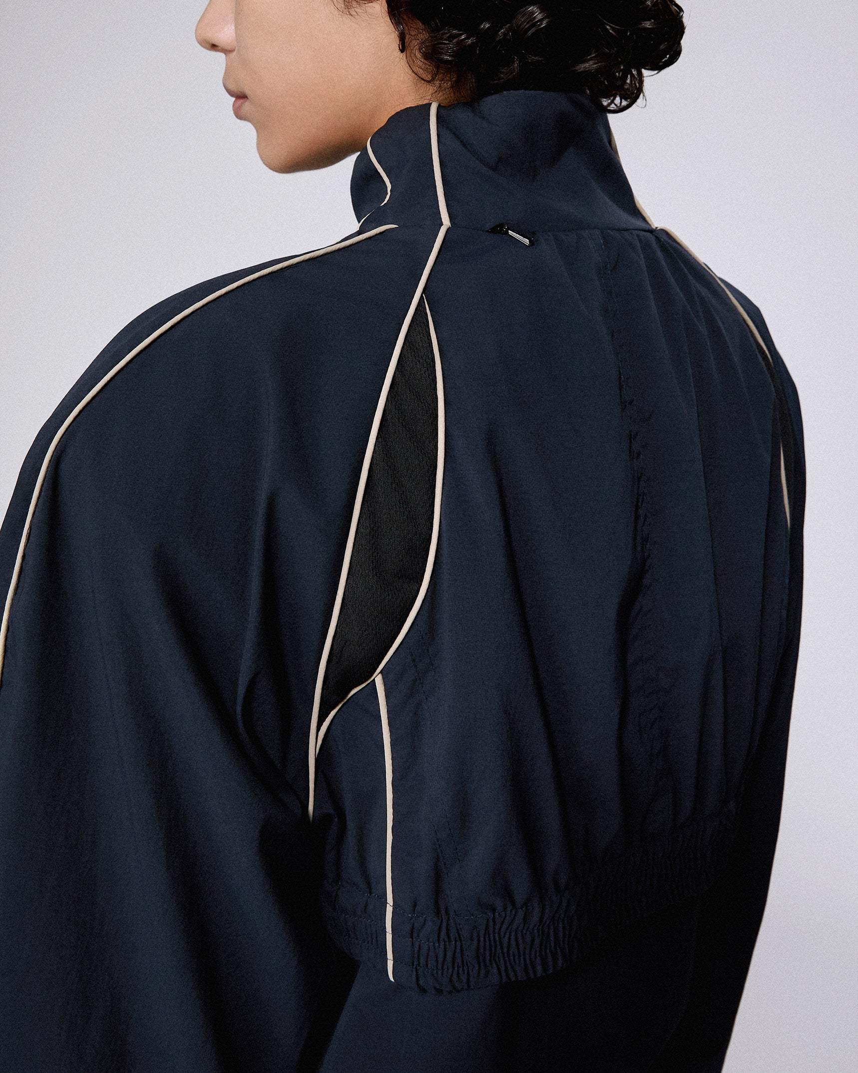 Slash track jacket dark navy