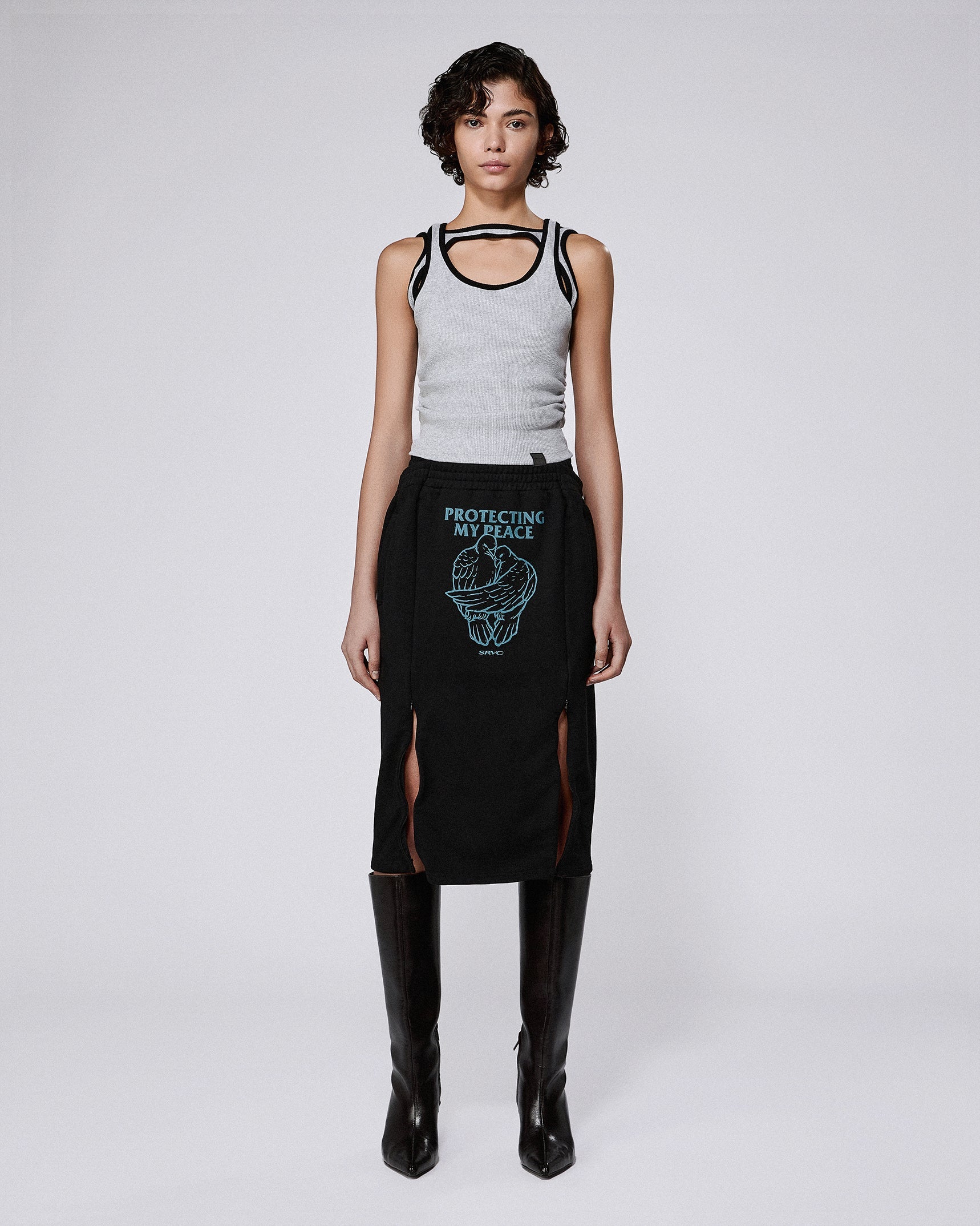 Harness vest grey