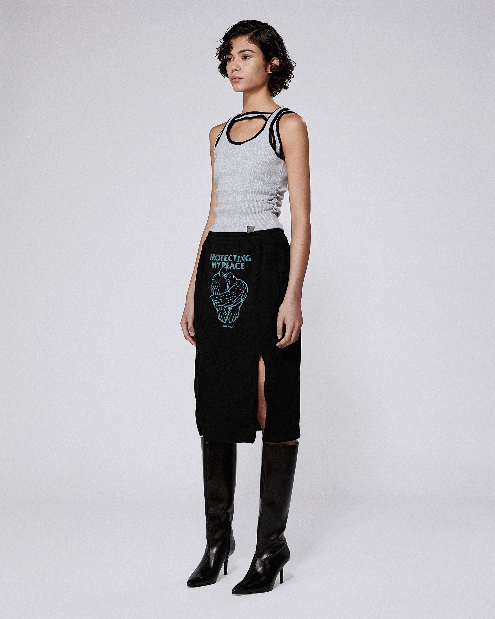Harness vest grey