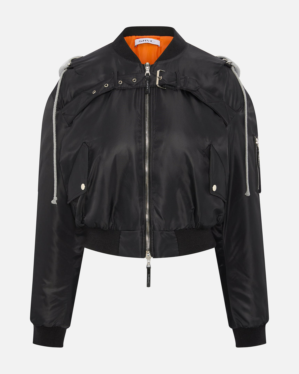 Harness hooded bomber black