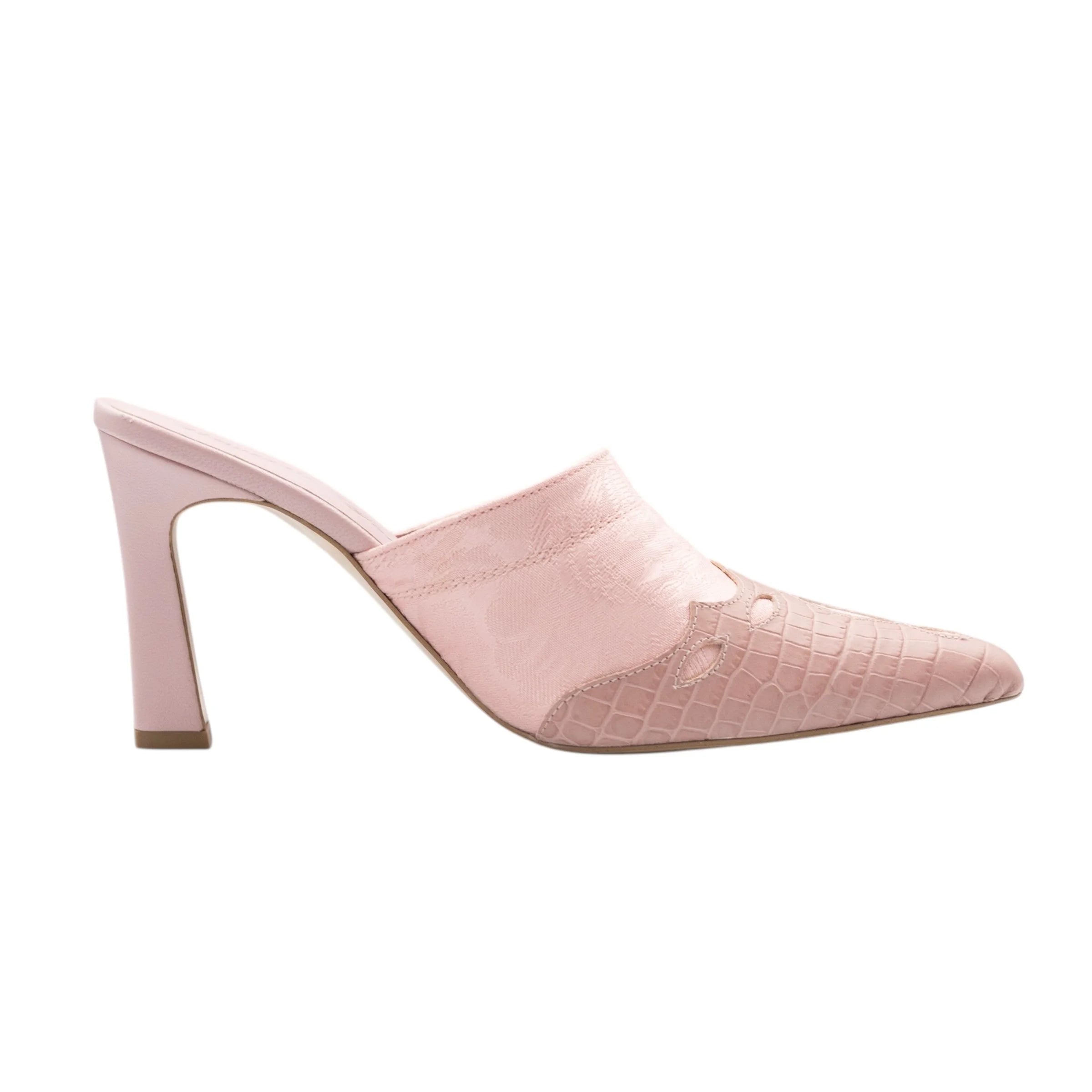 Cowgirl mules in delicate