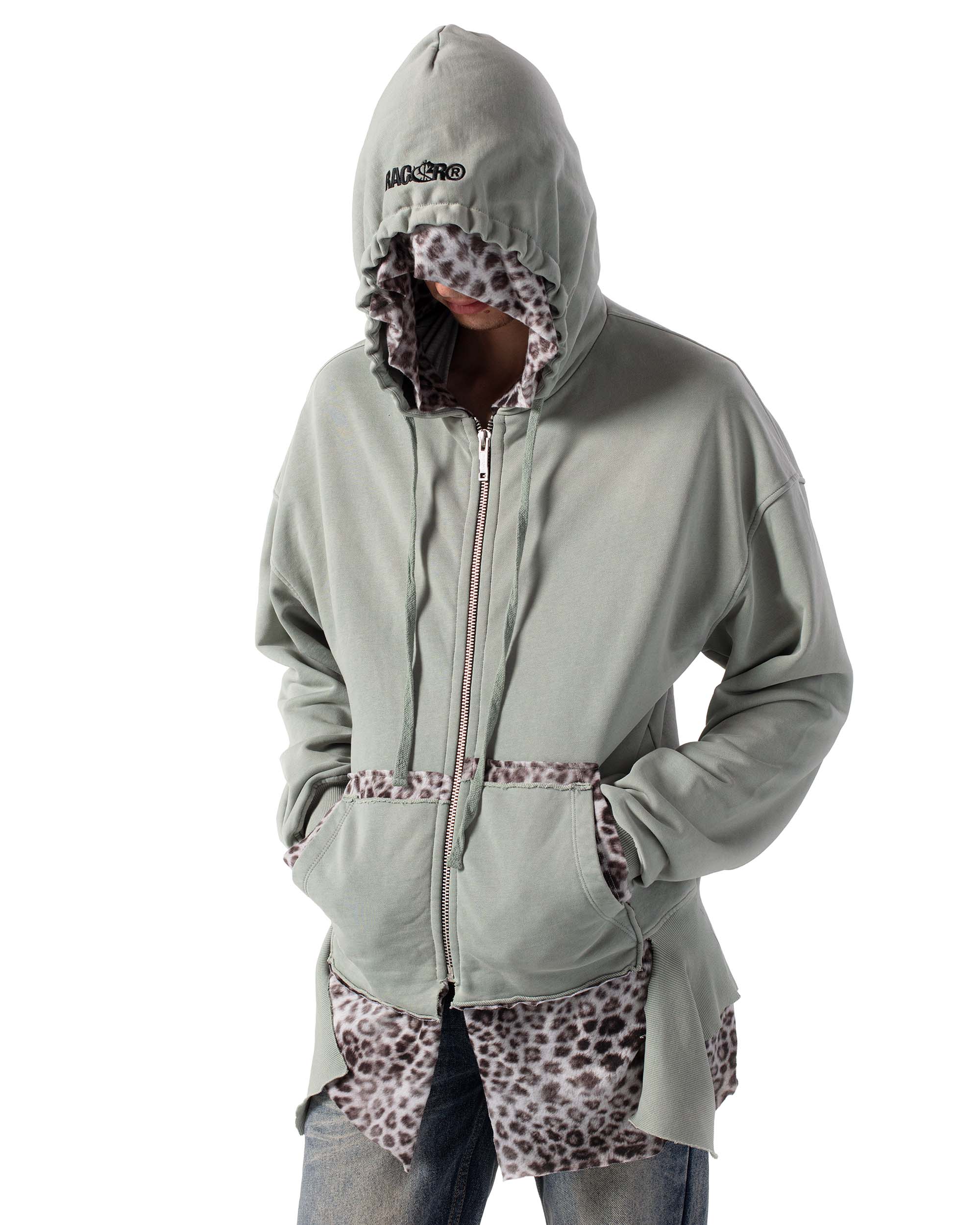 Double hood leo sweatshirt