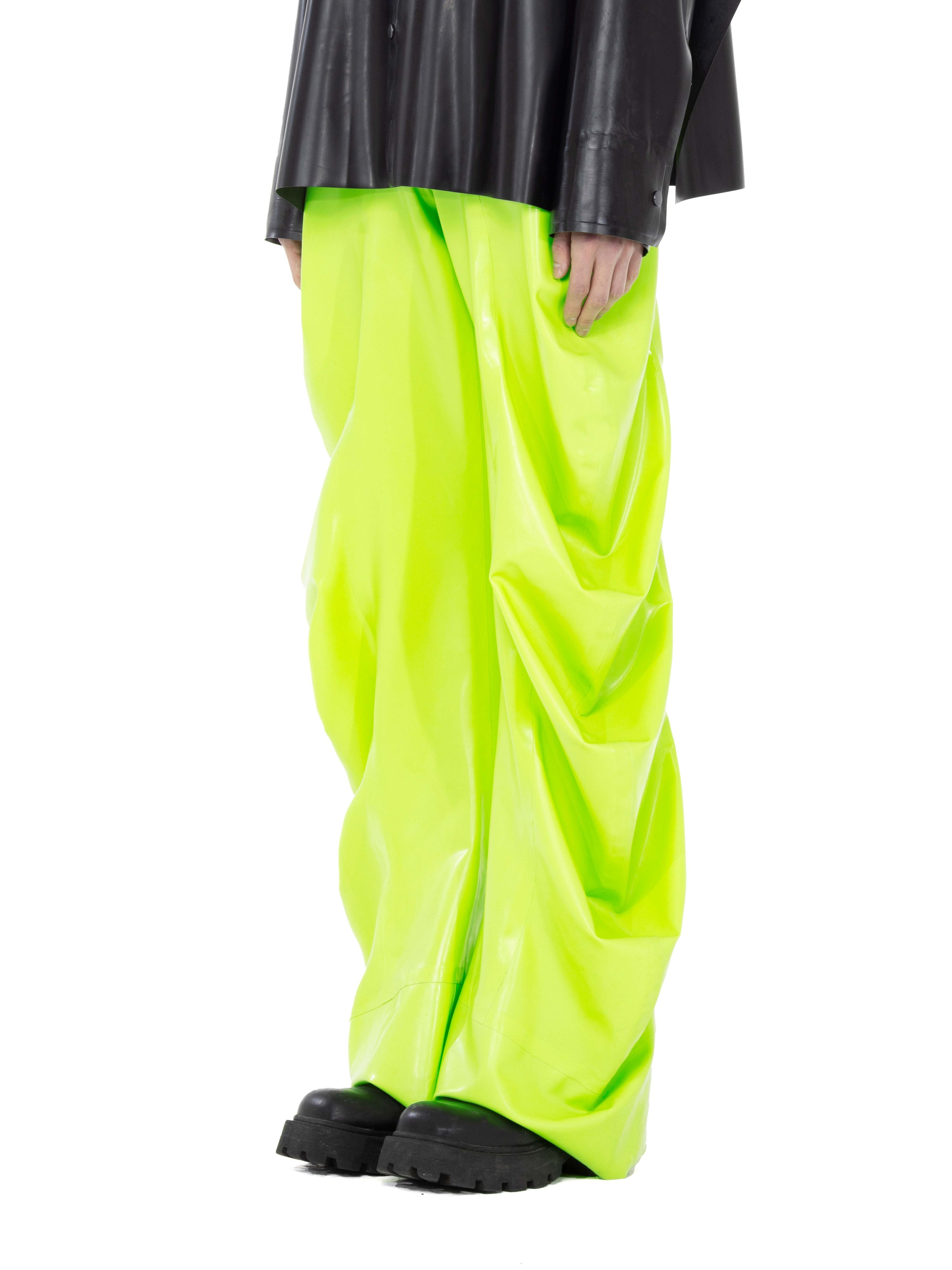 Lime deflated trousers | signature fit
